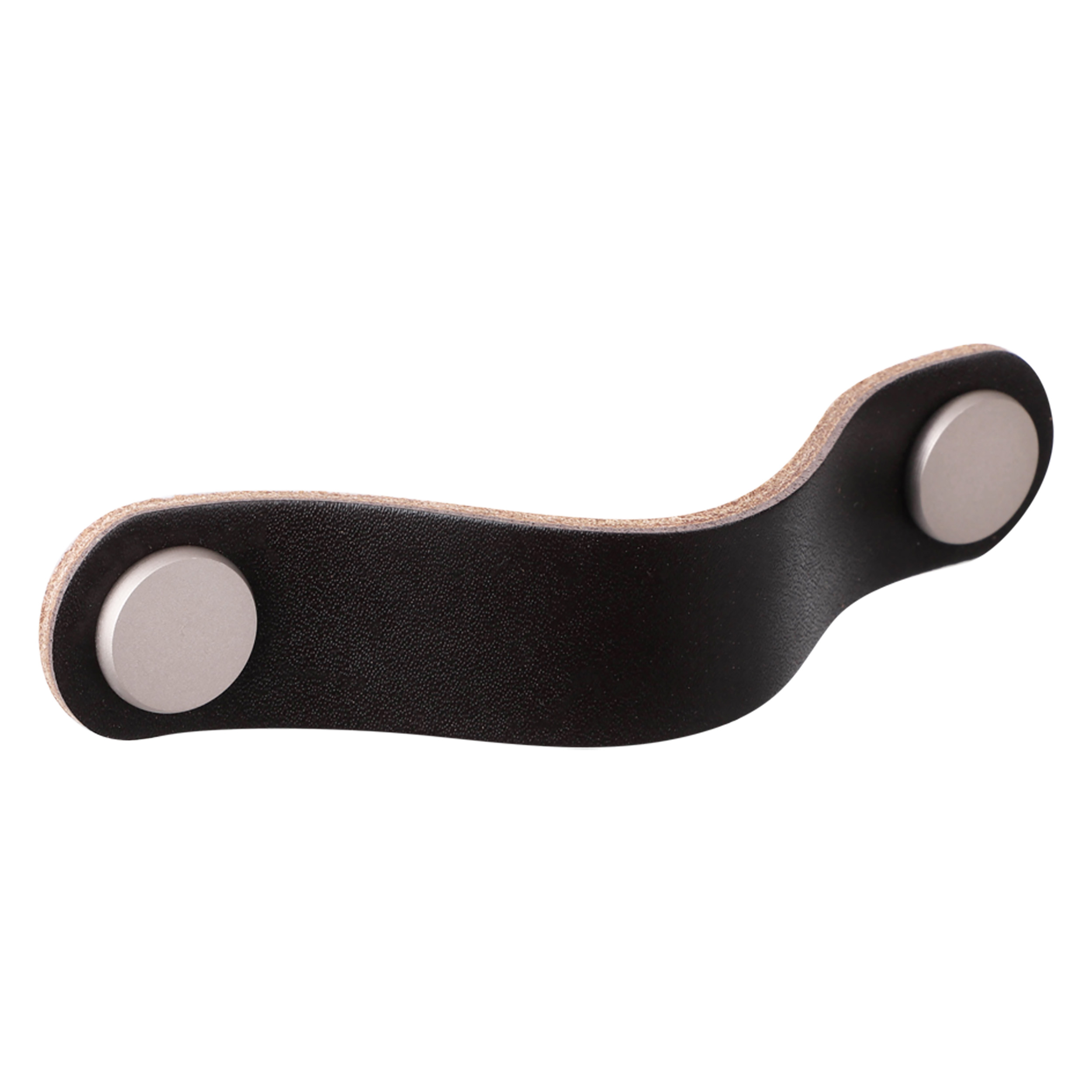 80.602.31 Starx  meubelgreep leer donker bruin 25 x 96 mm