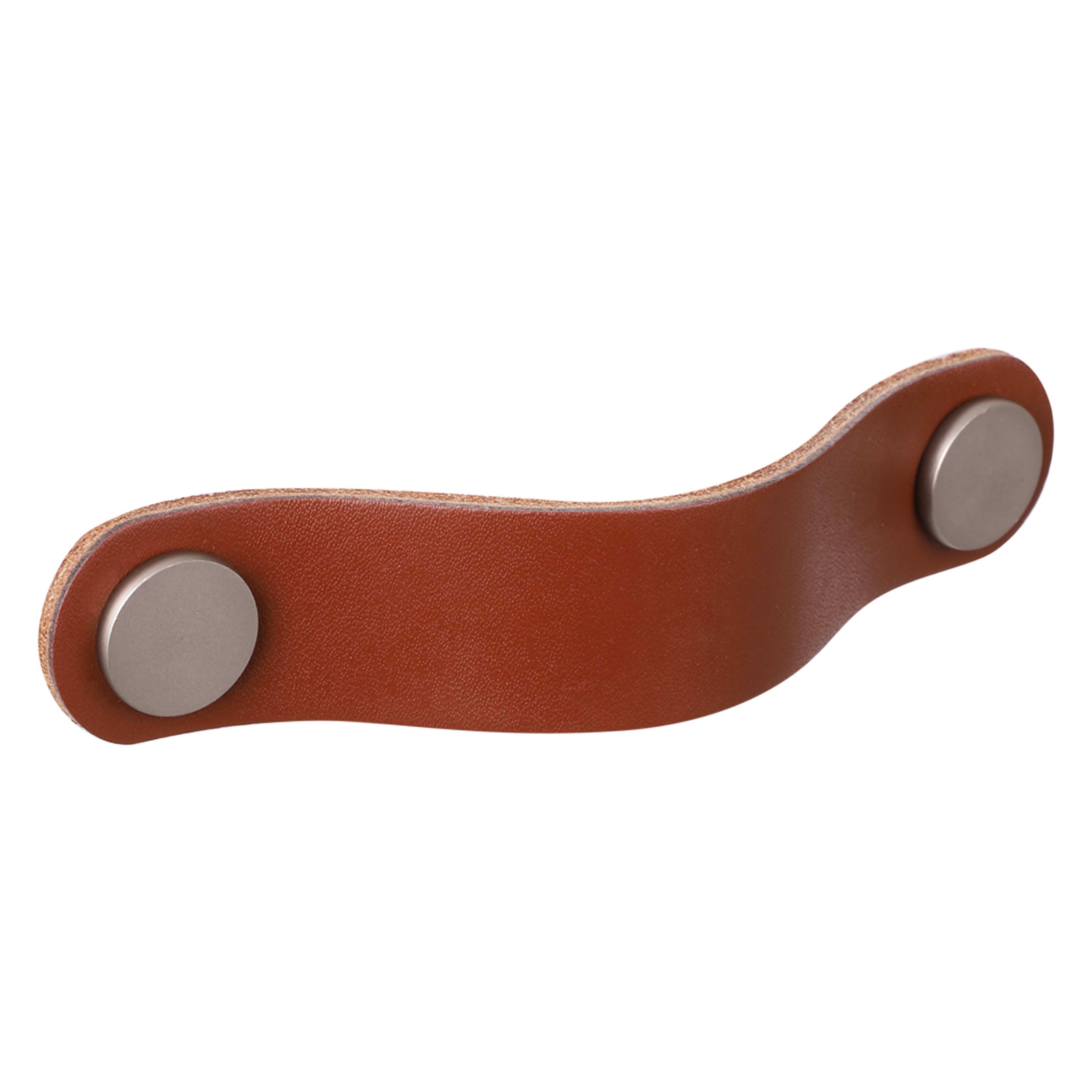 80.602.32 Starx  meubelgreep leer cognac 25 x 96 mm