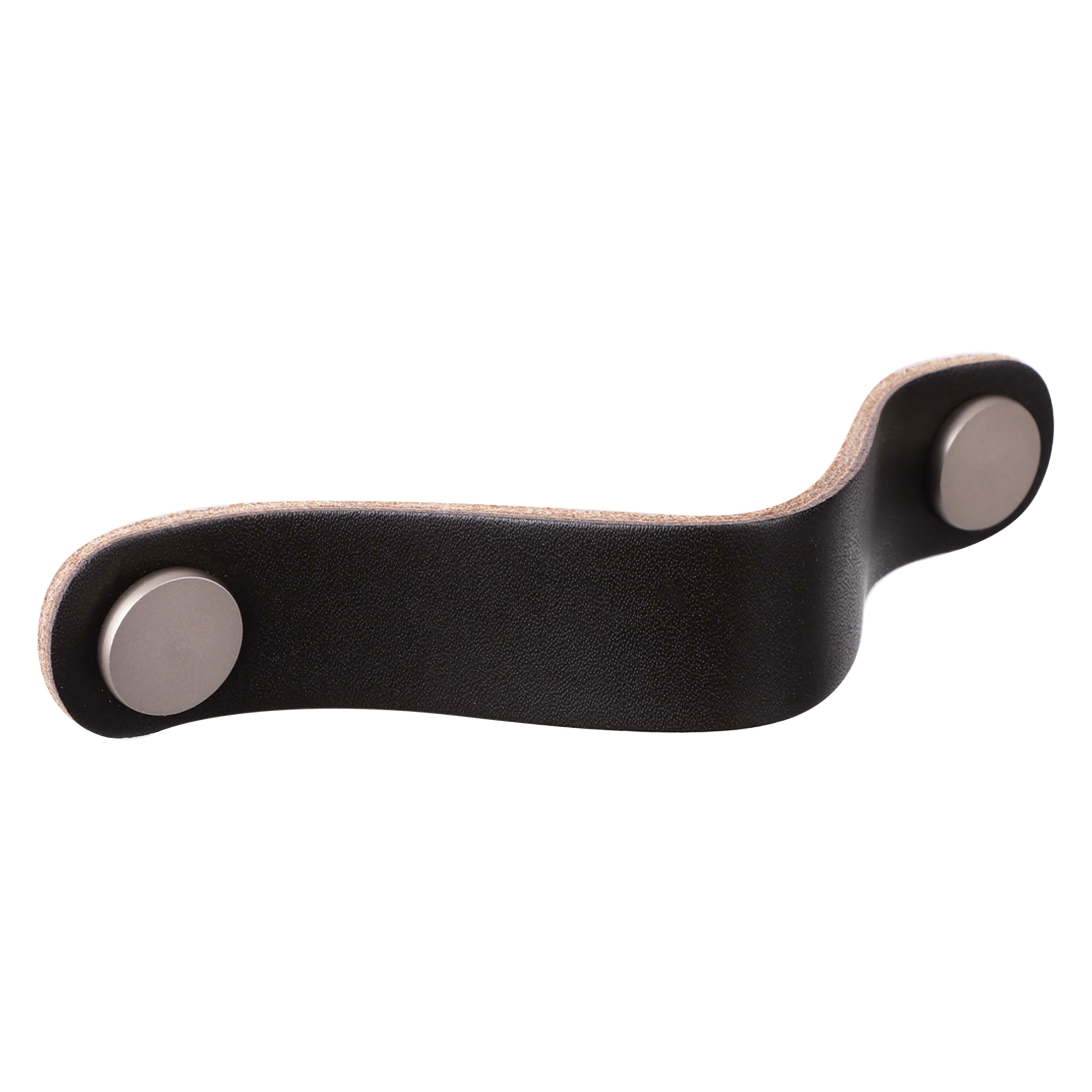 80.602.33 Starx  meubelgreep leer donker bruin 25 x 128 mm