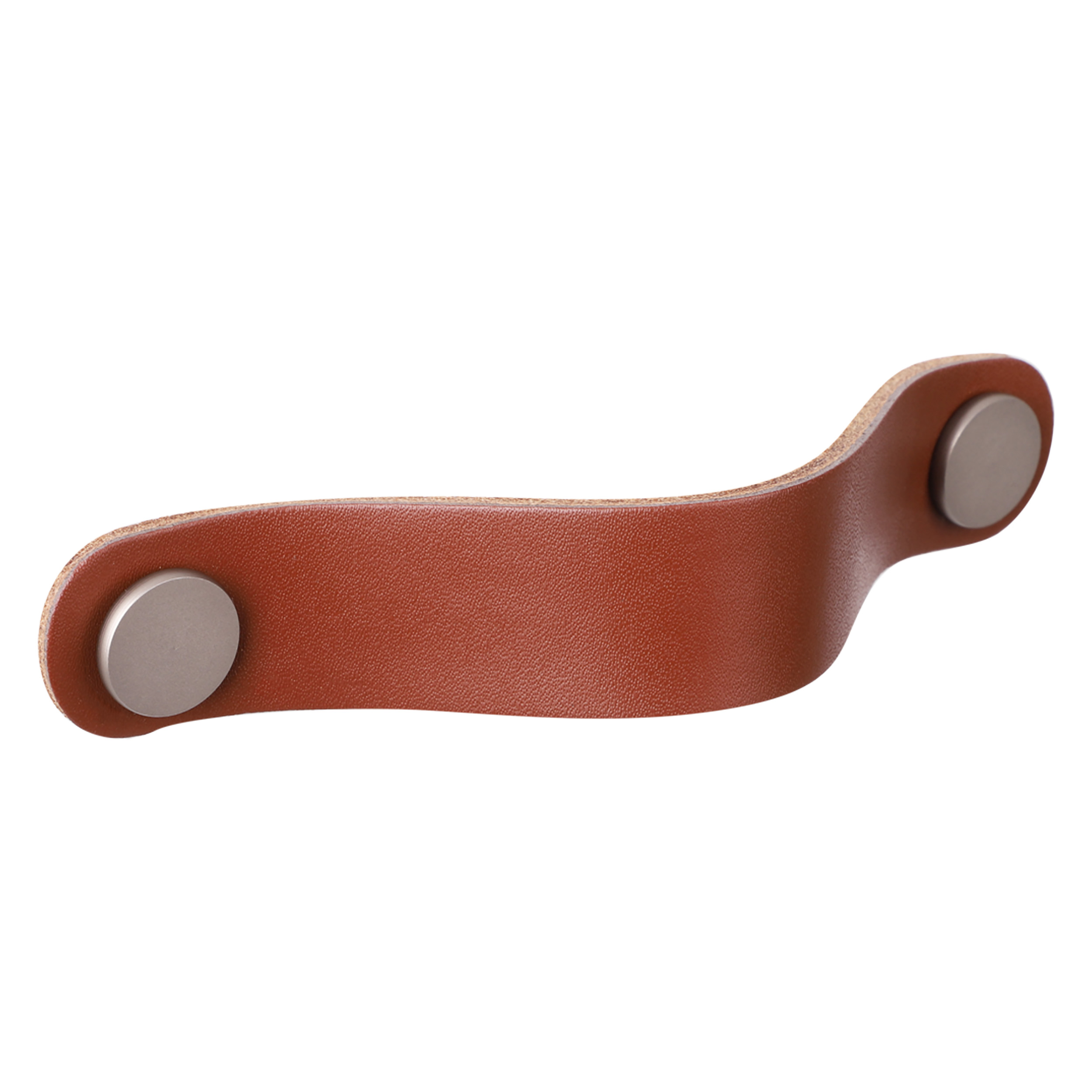 80.602.34 Starx  meubelgreep leer cognac 25 x 128 mm