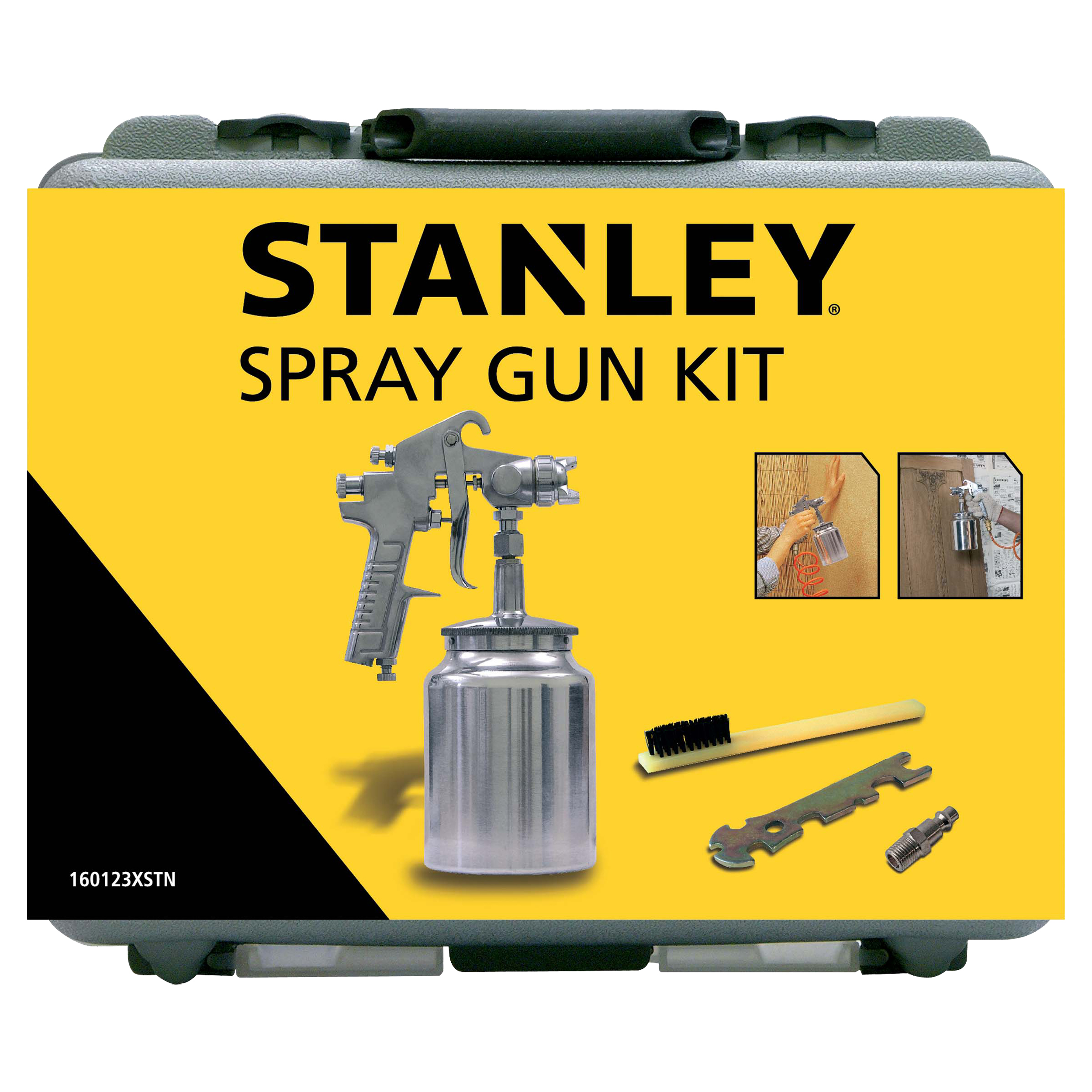 83.300.08 Stanley  spuitpistool set 4-delig - 1/4 inch - 160123XSTN  