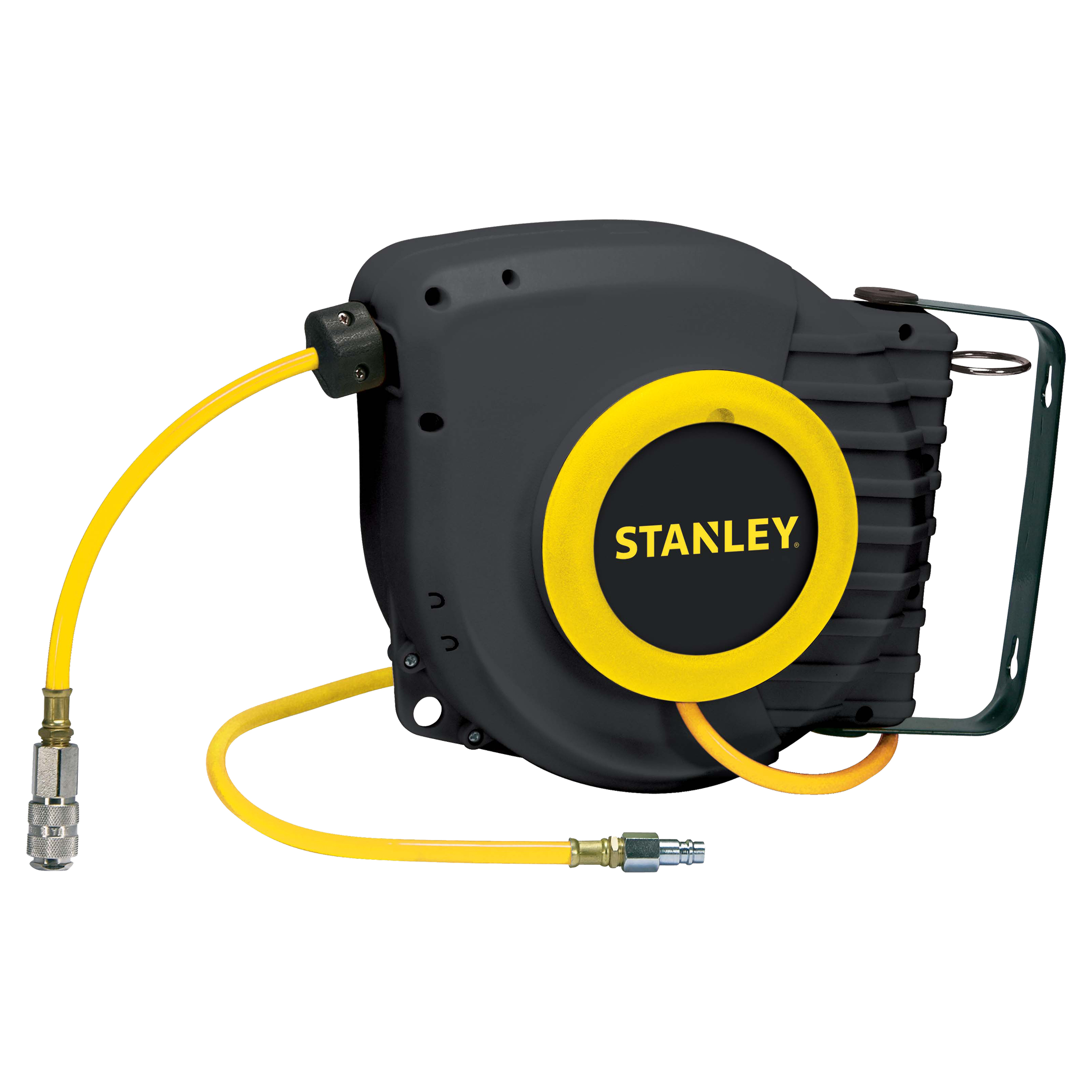 83.300.34 Stanley  slanghaspel polyurethaan - 9045698STN geel/zwart 6.5 x 10 mm, 9 m