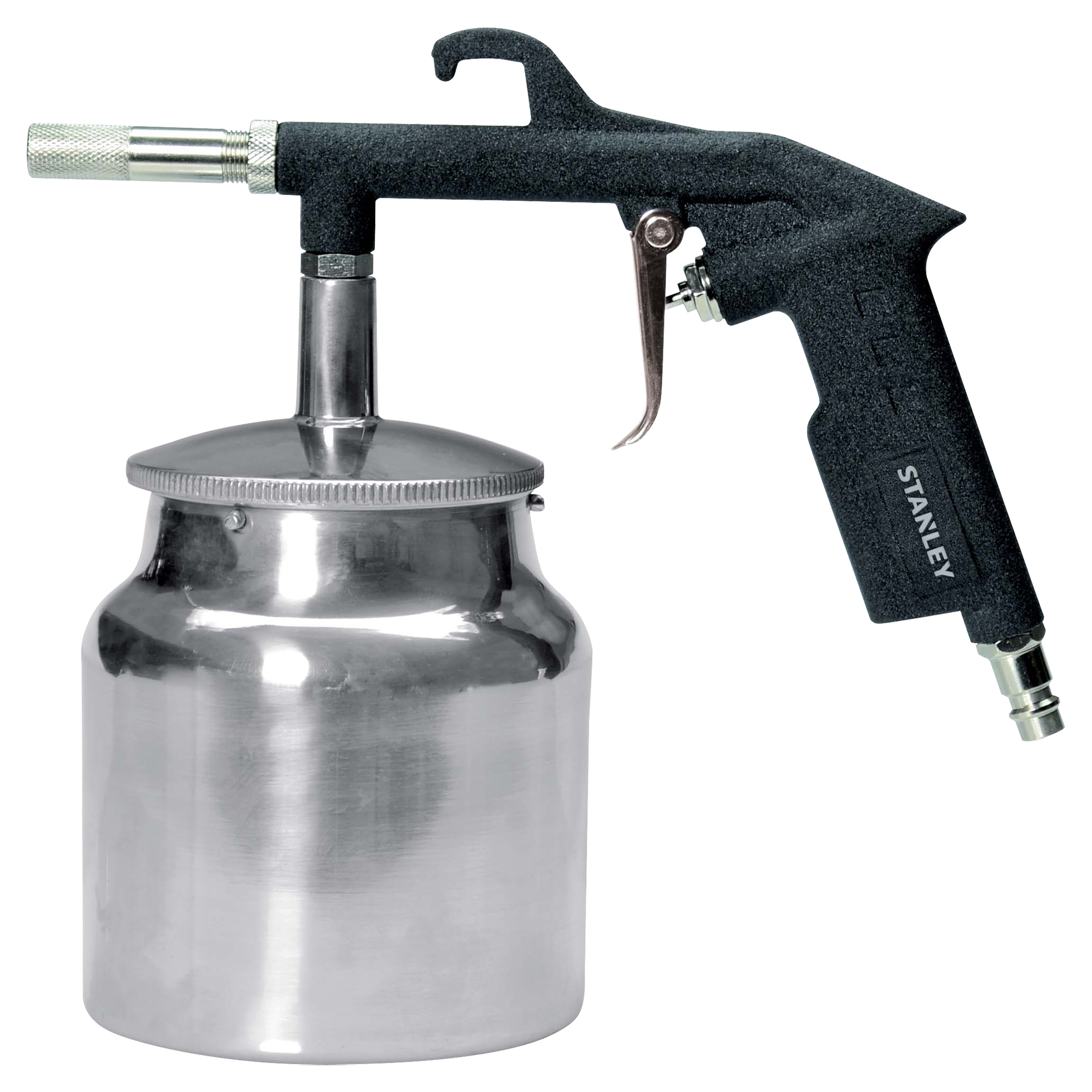 83.300.38 Stanley  zandstraalpistool met reservoir - 156063XSTN zwart/zilver 