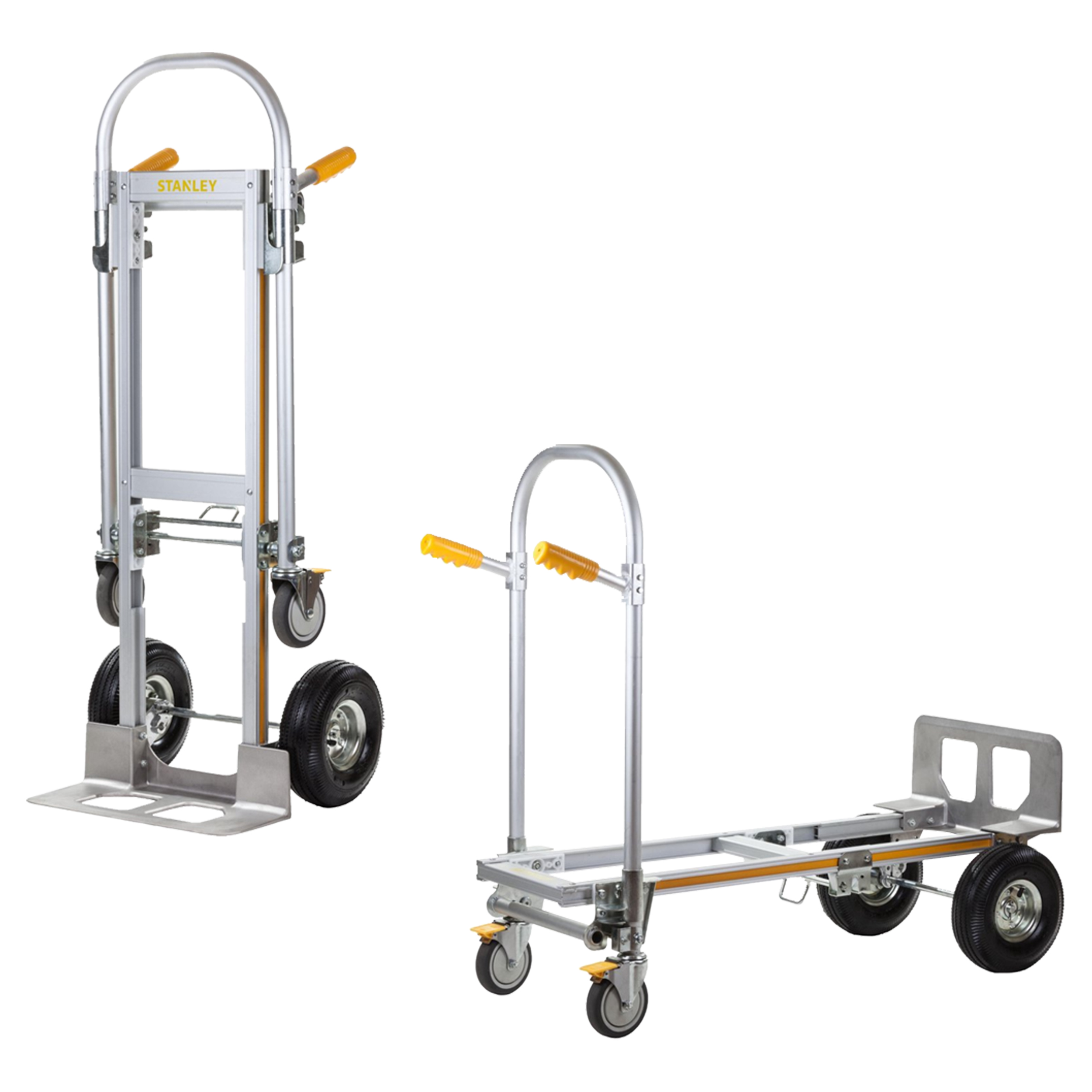 83.500.09 Stanley  steekwagen 2-in-1 - aluminium - 200/250 kg - SXWT-MT515 grijs 51 x 47 x 132 cm