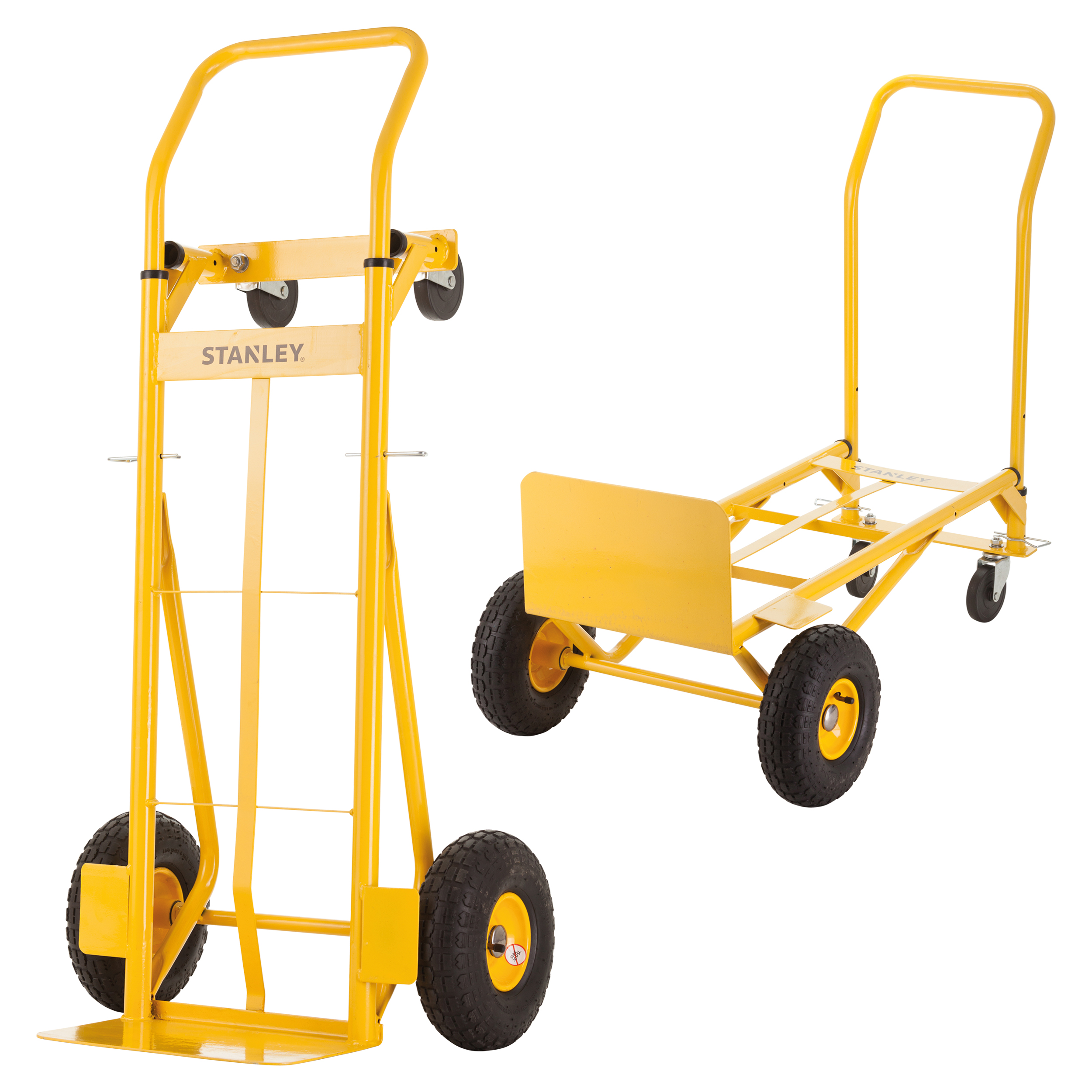 83.500.12 Stanley  steekwagen 2-in-1 - staal - 150/200 kg - SXWT-MT519 geel 46 x 58 x 143.5 cm