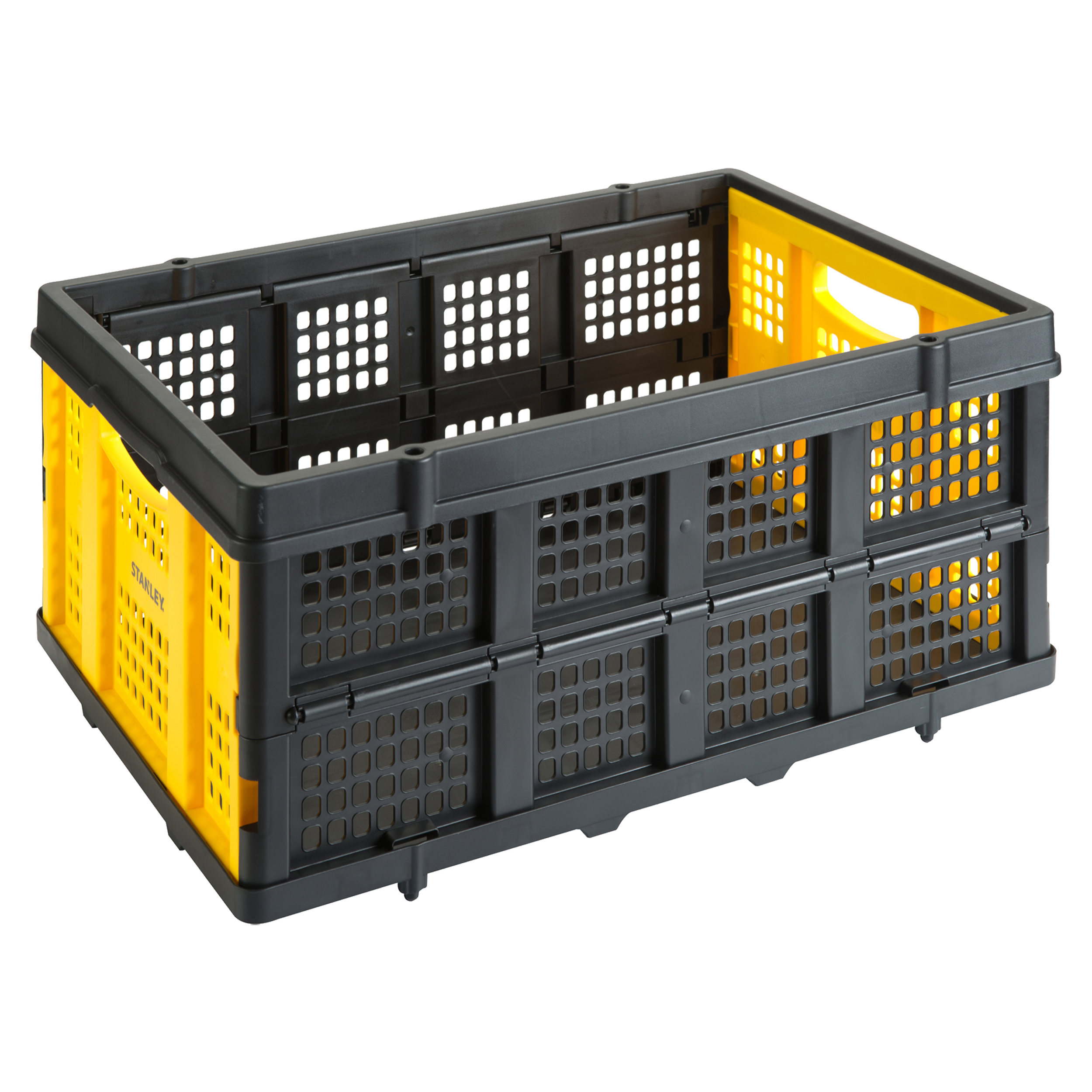 83.500.34 Stanley  krat opvouwbaar - polypropyleen - 25KG - SXWT-FT505 SP zwart/geel 56.8 x 41 x 27.2 cm
