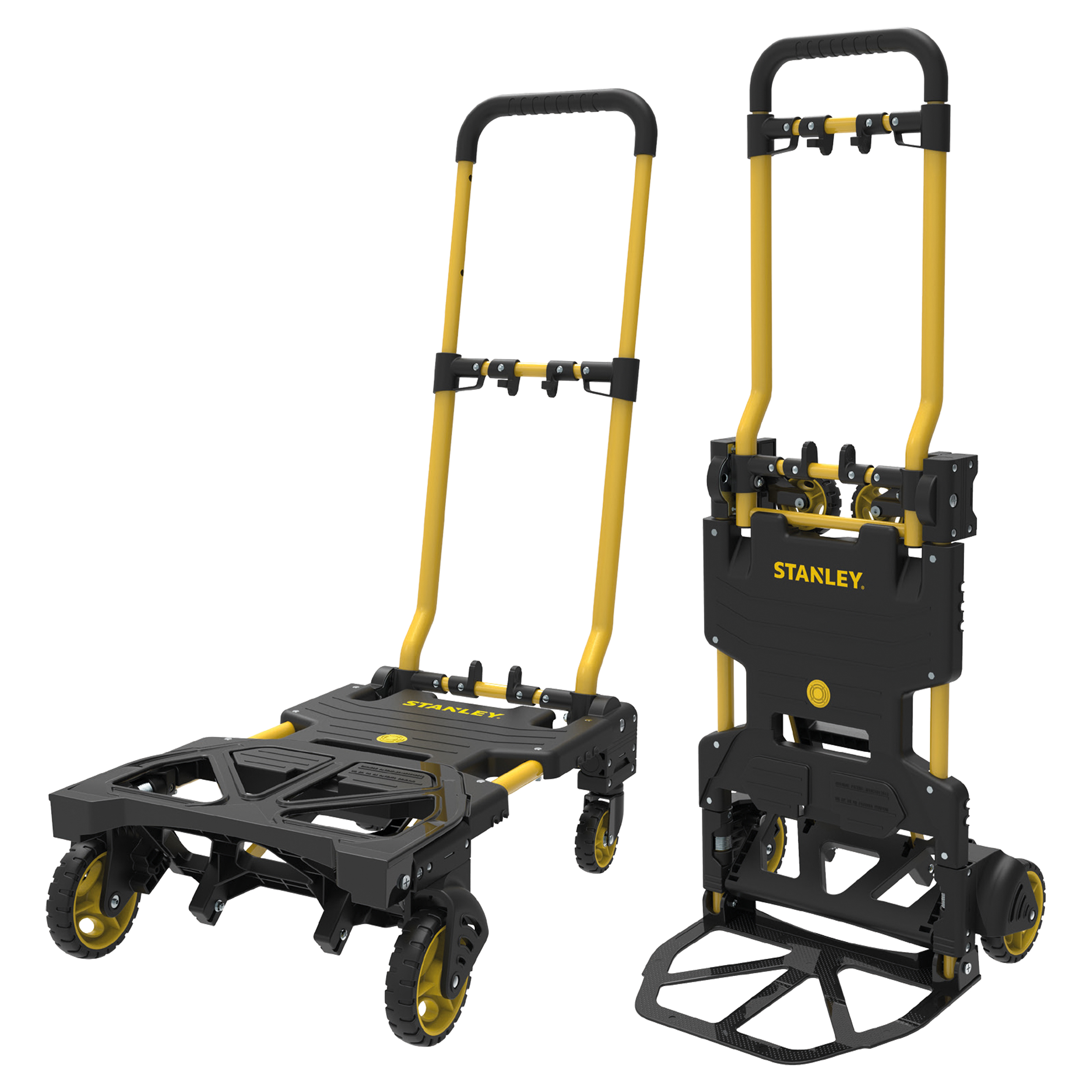 83.500.39 Stanley  steekwagen 2-in-1 - staal - 70/137 kg - SXWT-FT585 SP geel/zwart 41.5 x 45 x 110 cm
