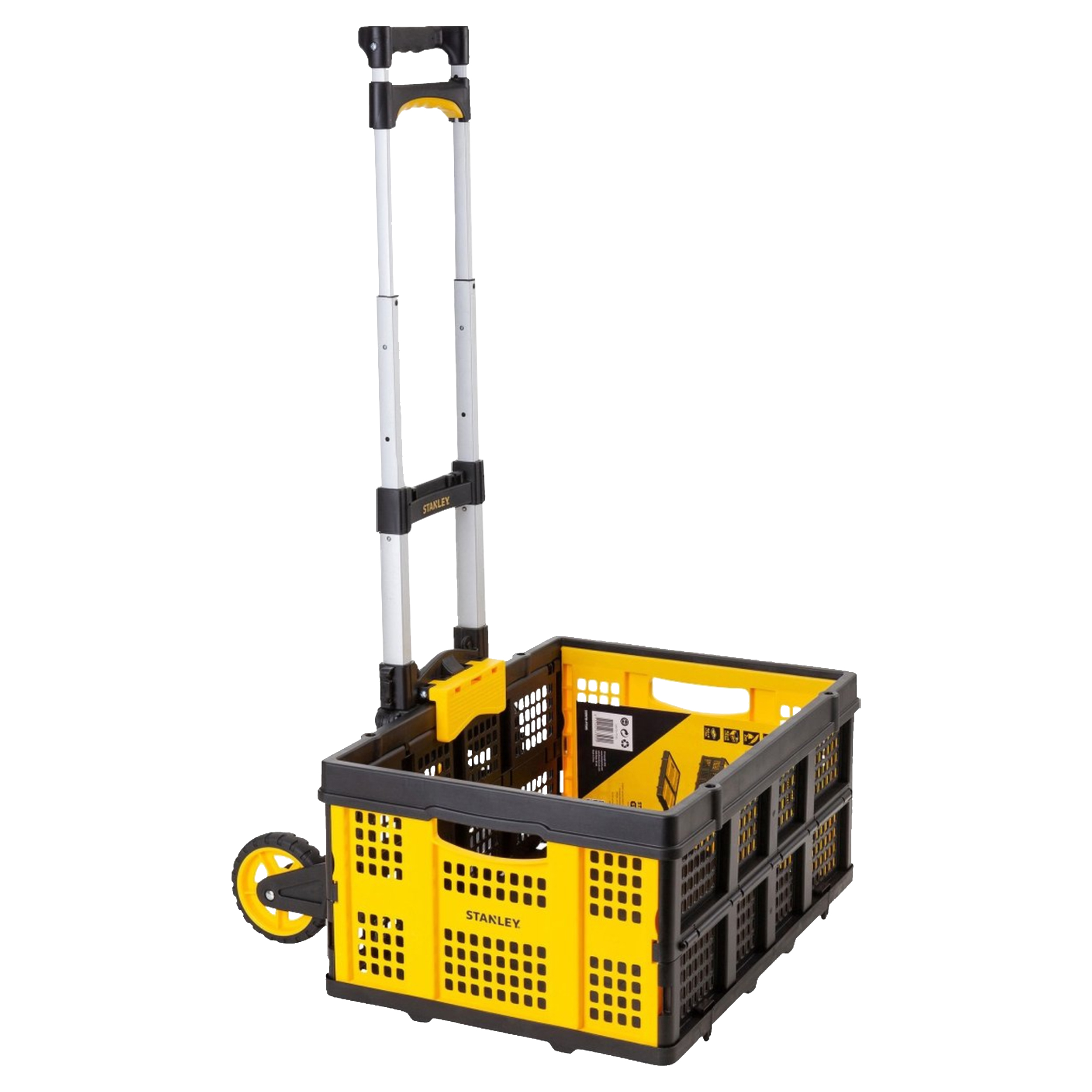 83.500.41 Stanley  combipack steekwagen met vouwkrat - SXWT-FT509 zwart/geel 38.8 x 56.9 x 100 cm