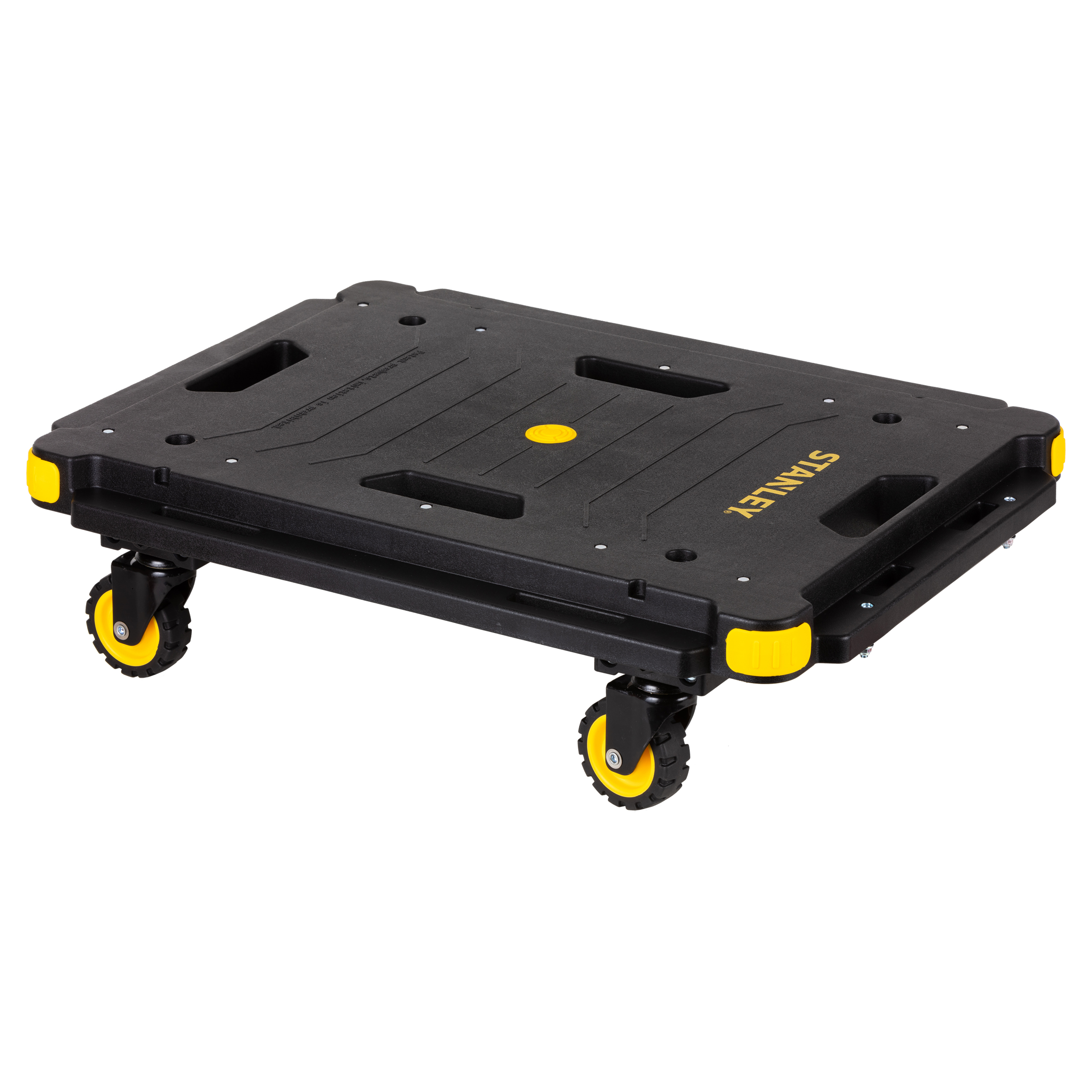 83.500.42 Stanley  platformwagen vouwbaar - kunststof - 137 kg - SXWT-PC531 SP zwart/geel 60 x 45 x 16.7 cm