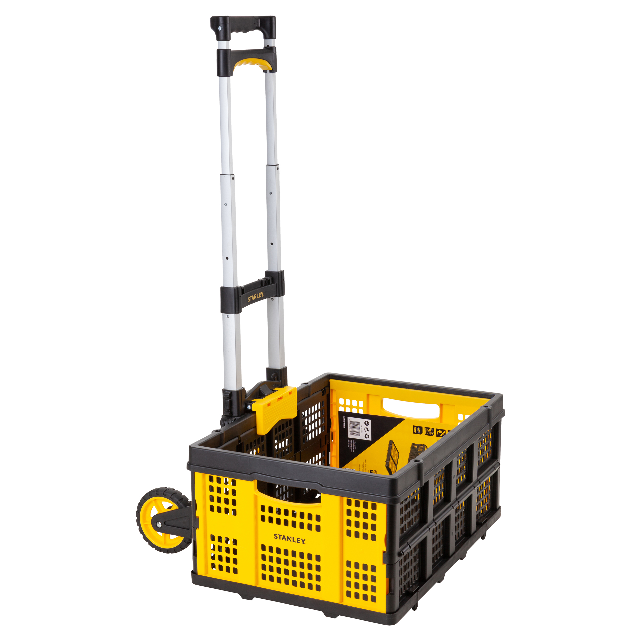83.500.44 Stanley  steekwagen vouwbaar - aluminium - 70 kg - SXWT-FT501 SP geel/zwart 40 x 41 x 100 cm