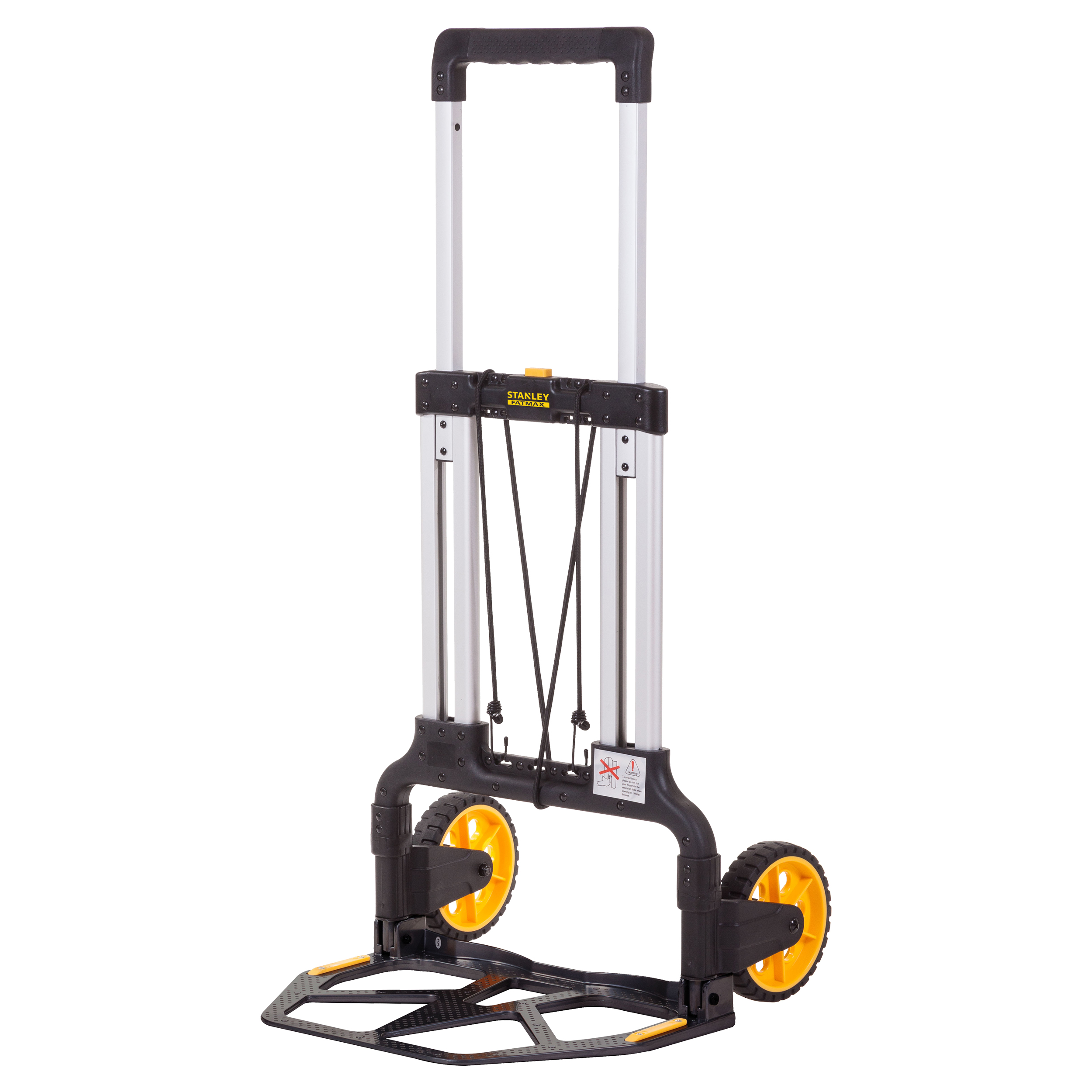 83.500.77 Stanley Fatmax steekwagen vouwbaar - aluminium - 125 kg - FXWT-706 zwart/grijs 51 x 52 x 107 cm