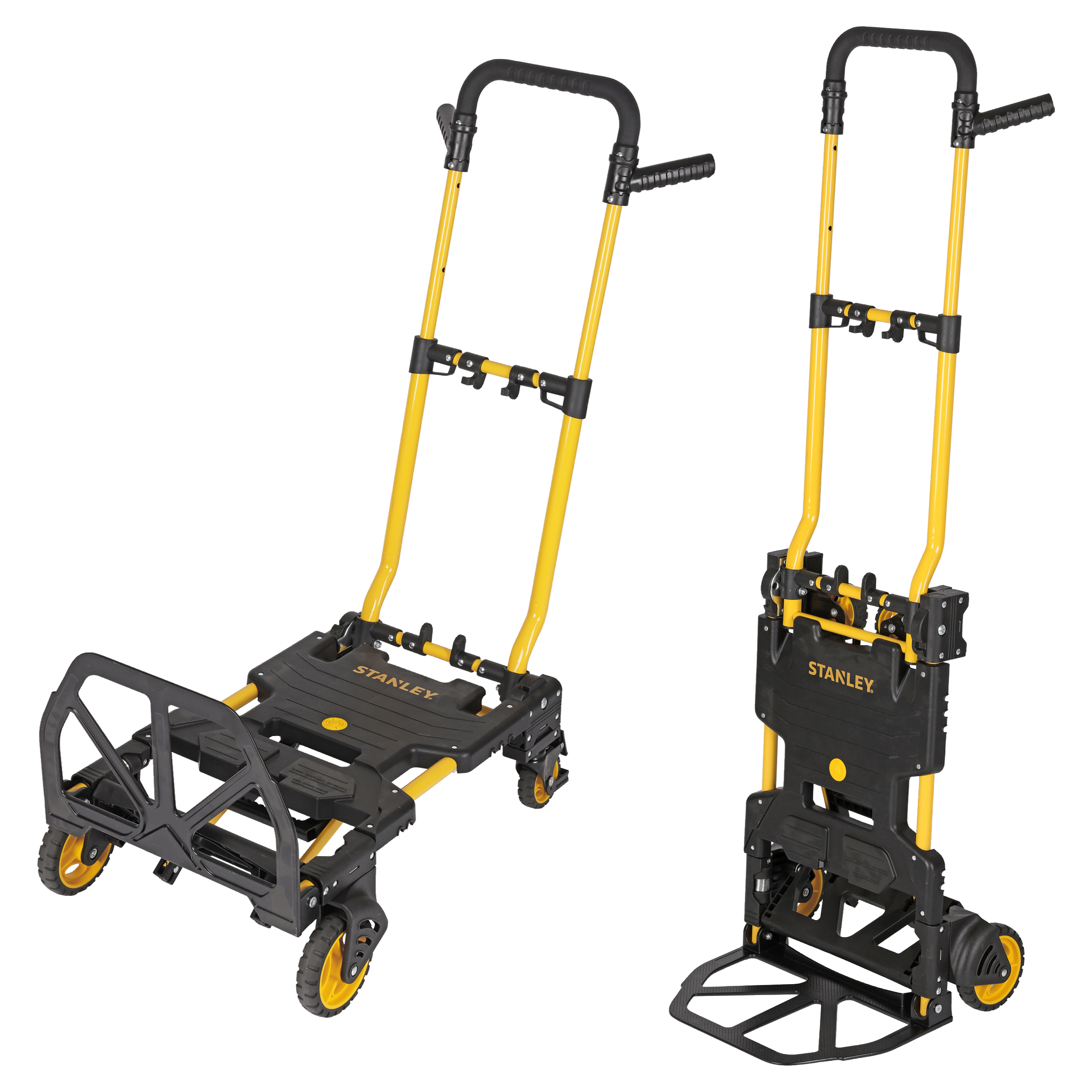 83.500.90 Stanley  steekwagen 2-in-1 - staal - 70/137 kg - SXWT-FT586 SP geel/zwart 41.5 x 45 x 110 cm