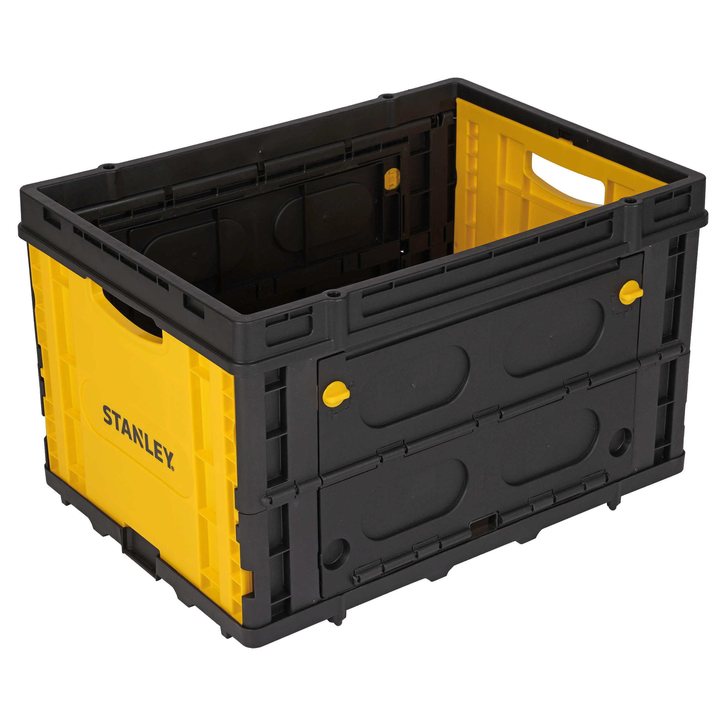 83.500.92 Stanley  krat opvouwbaar - polypropyleen - 25 kg - SXWT-FB533 SP zwart/geel 56.9 x 41 x 9.6 cm