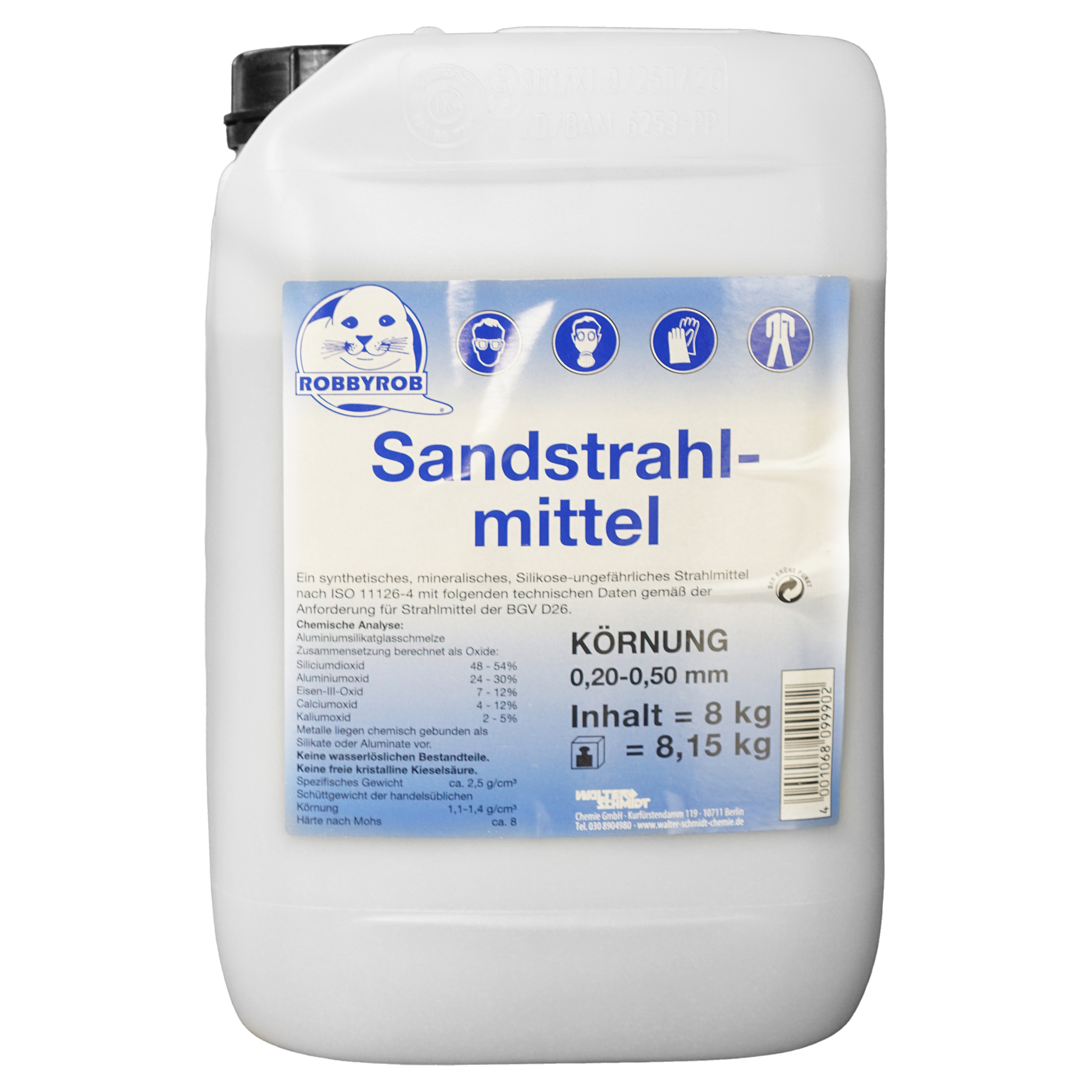 83.900.75 Robbyrob  zandstraalmiddel   8 kg