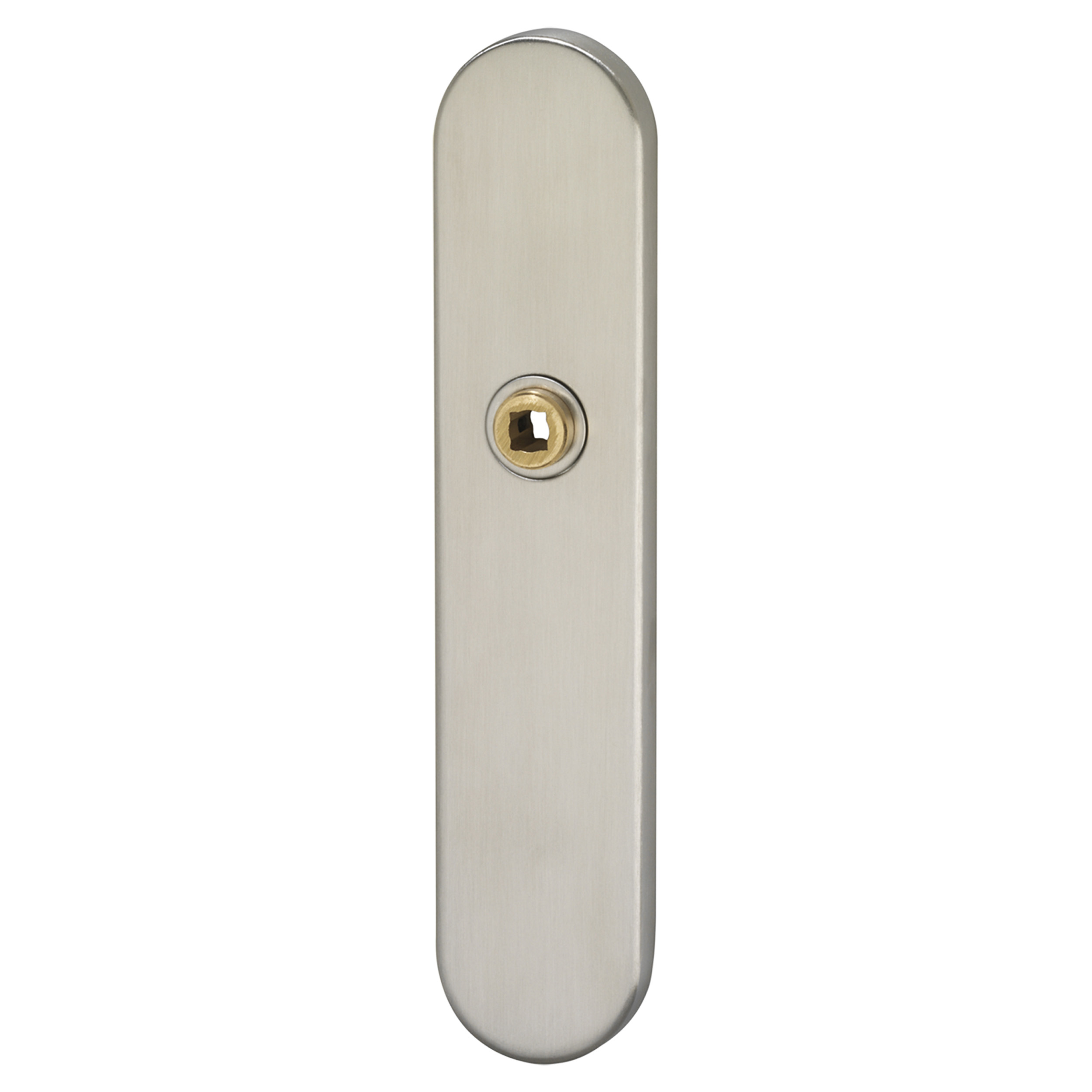 86.000.24 Impresso  schild blind - rond - verdekt - RVS  40 x 225 x 10 mm