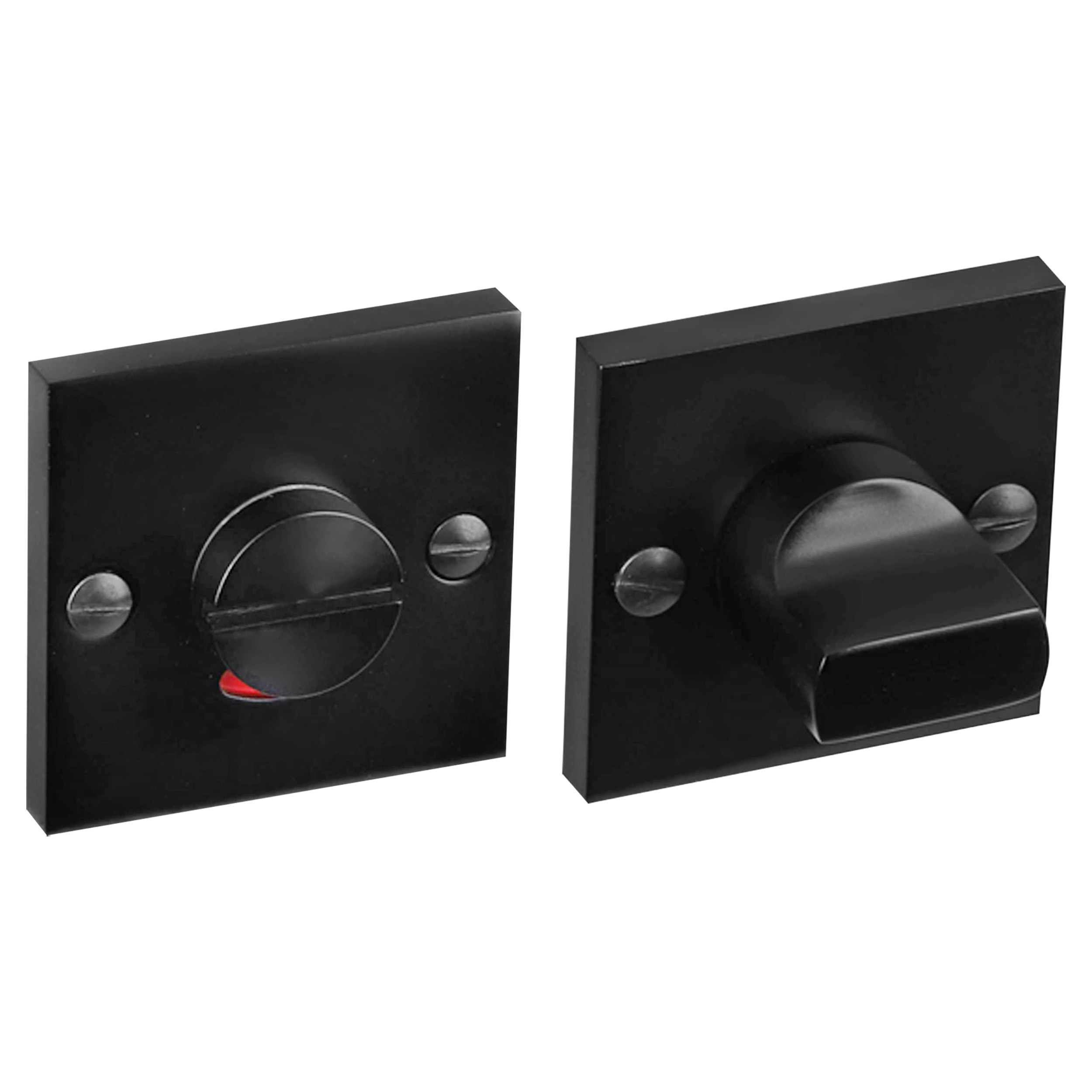 86.002.12 Impresso  rozet WC - vierkant - verdekt zwart 