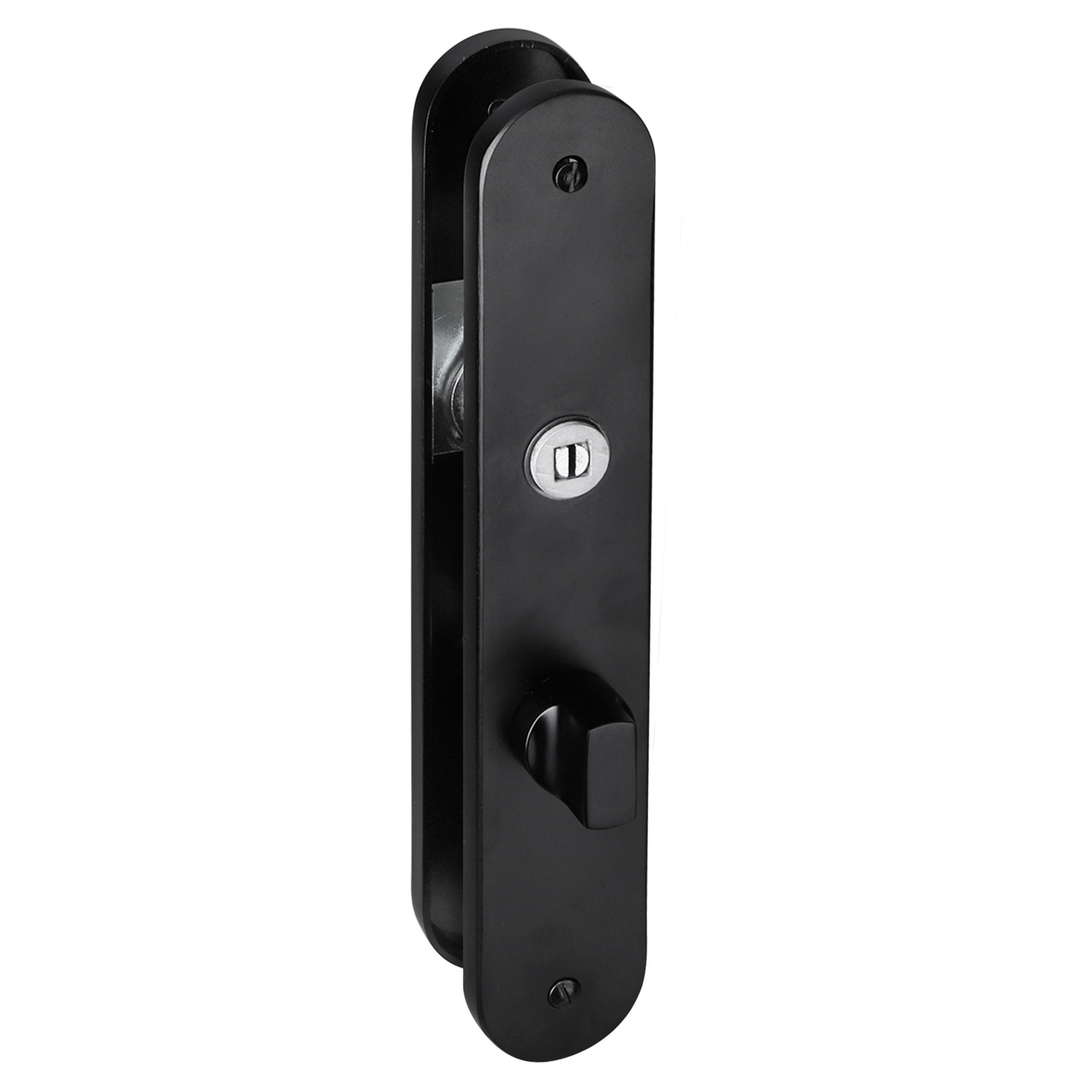 86.002.22 Impresso  schild WC63/8 - rond zwart 230 x 9 x 40 mm