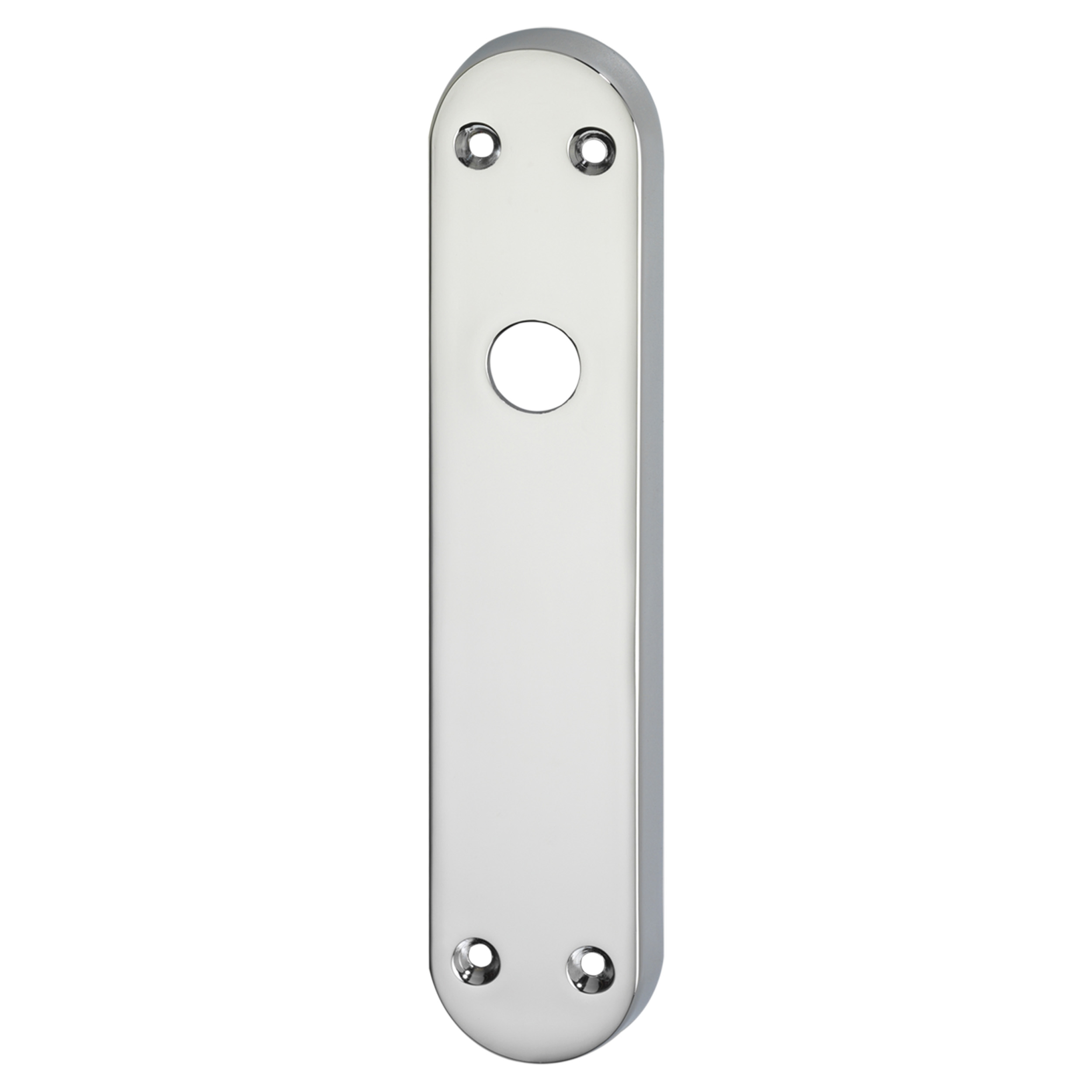 86.003.17 Impresso  schild blind - rond chroom 183 x 11 x 40 mm
