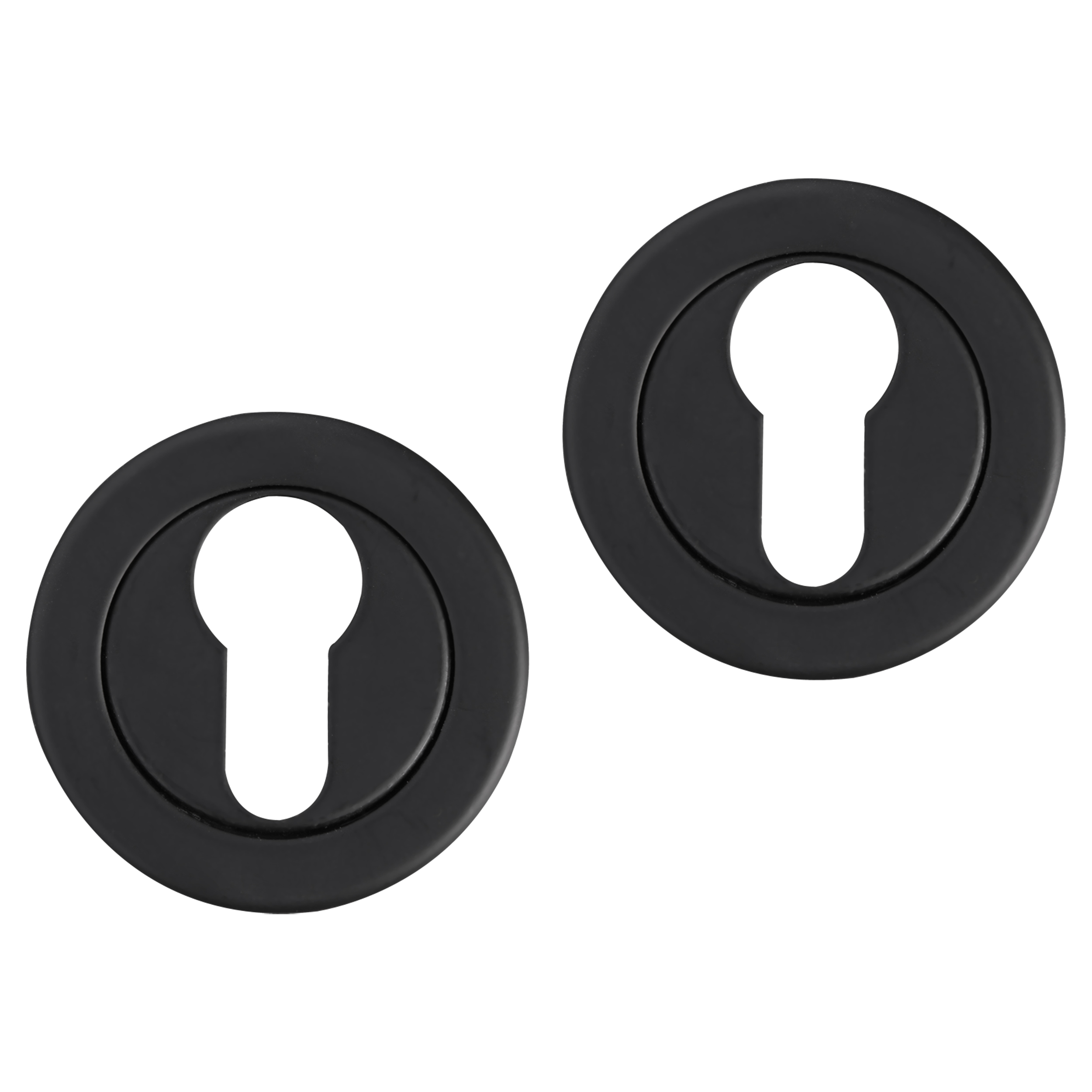 86.030.12 Differnz  rozet rond - cilinder zwart 