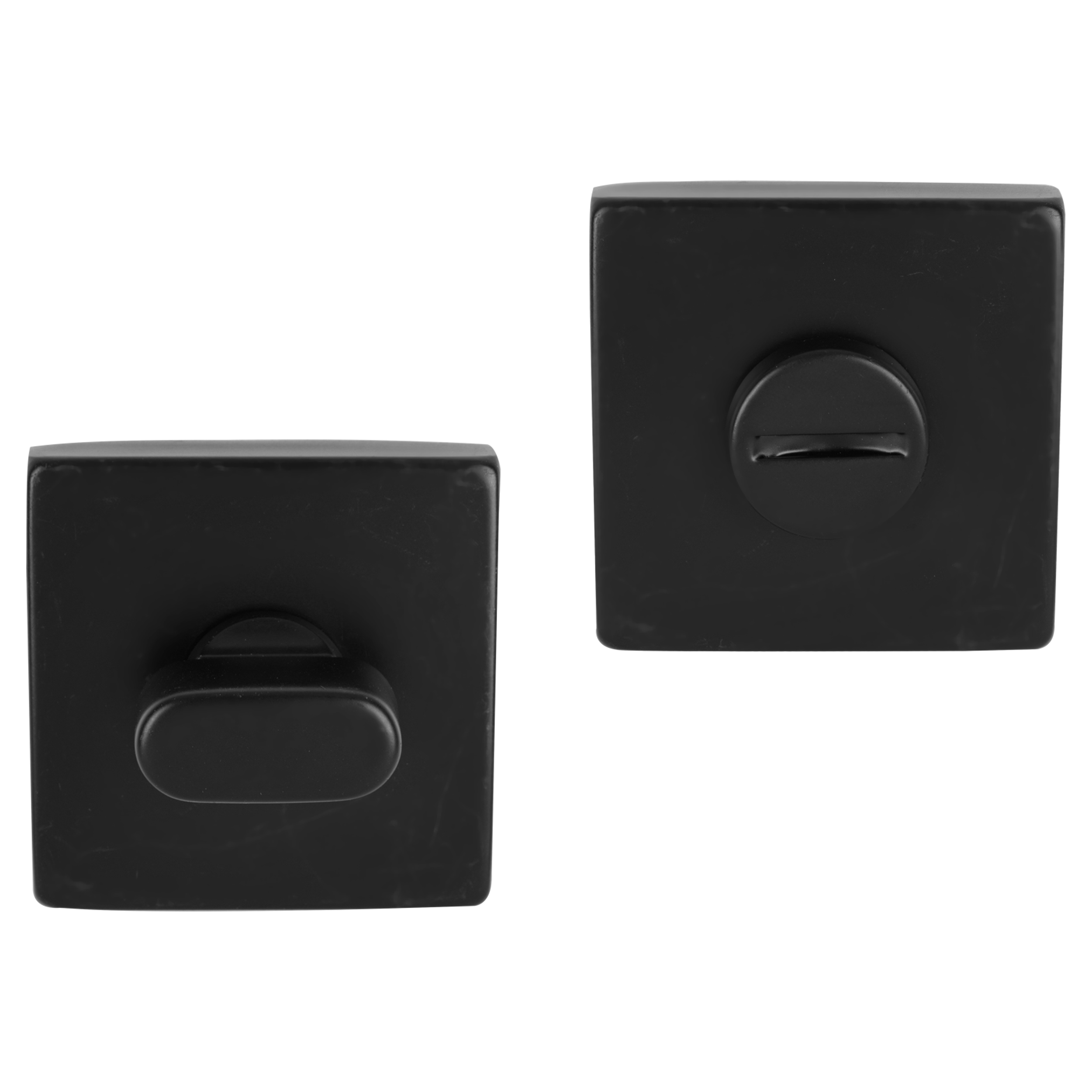 86.030.18 Differnz  rozet vierkant - wc zwart 