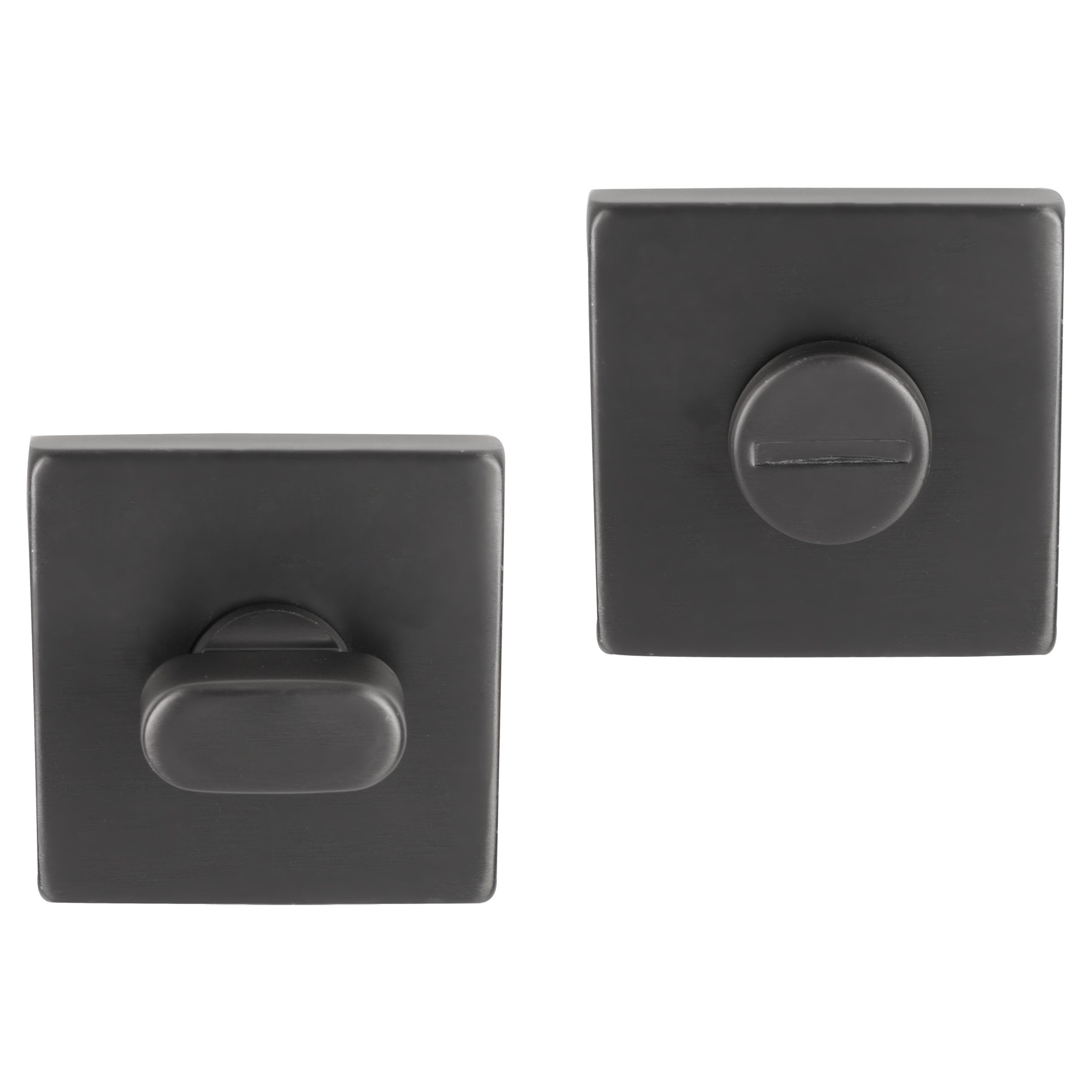 86.030.28 Differnz  rozet vierkant - WC gun metal 