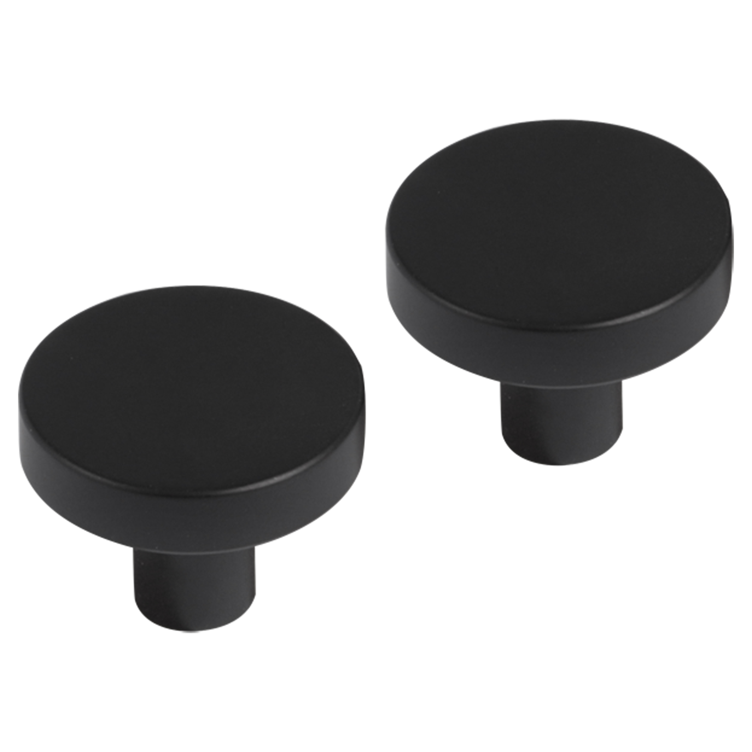 86.040.13 Differnz Amsterdam knop 30 mm mat zwart 