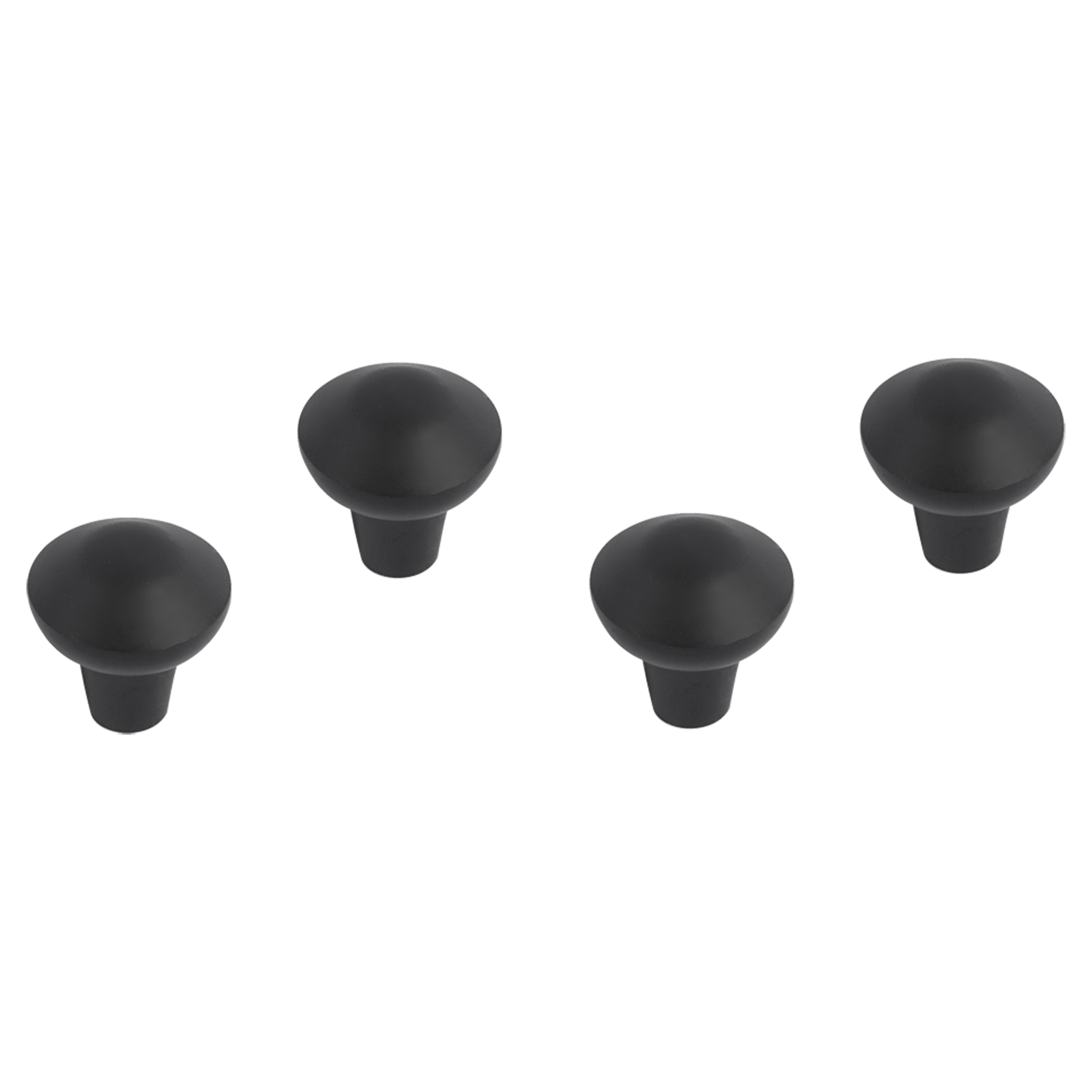 86.043.11 Differnz Groningen knop 20 mm mat zwart 