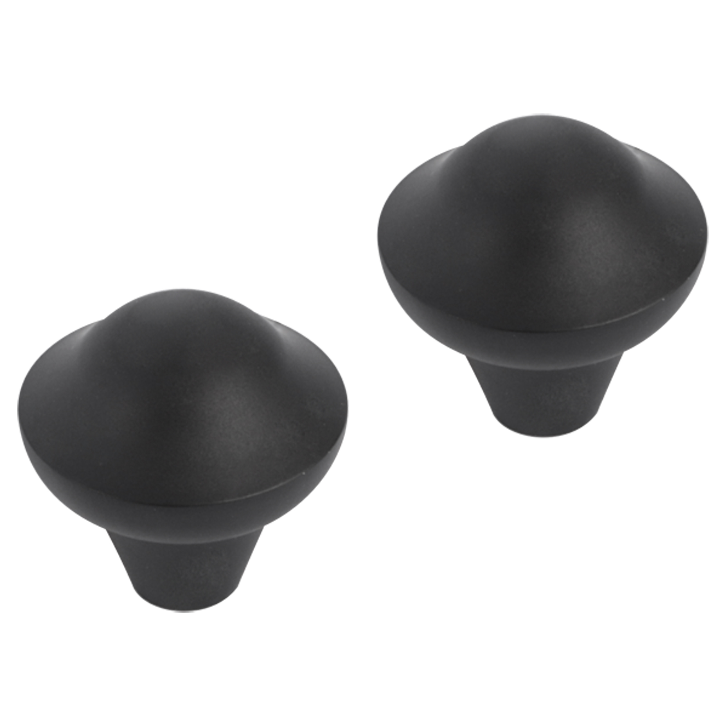 86.043.13 Differnz Groningen knop 30 mm mat zwart 