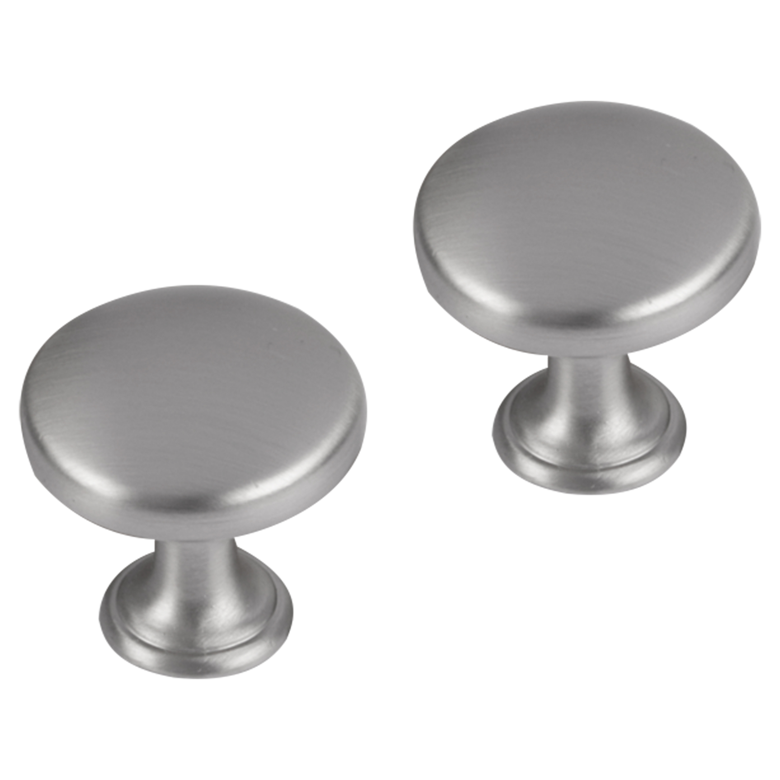 86.048.09 Differnz  knop rond - bol mat chroom 30 mm