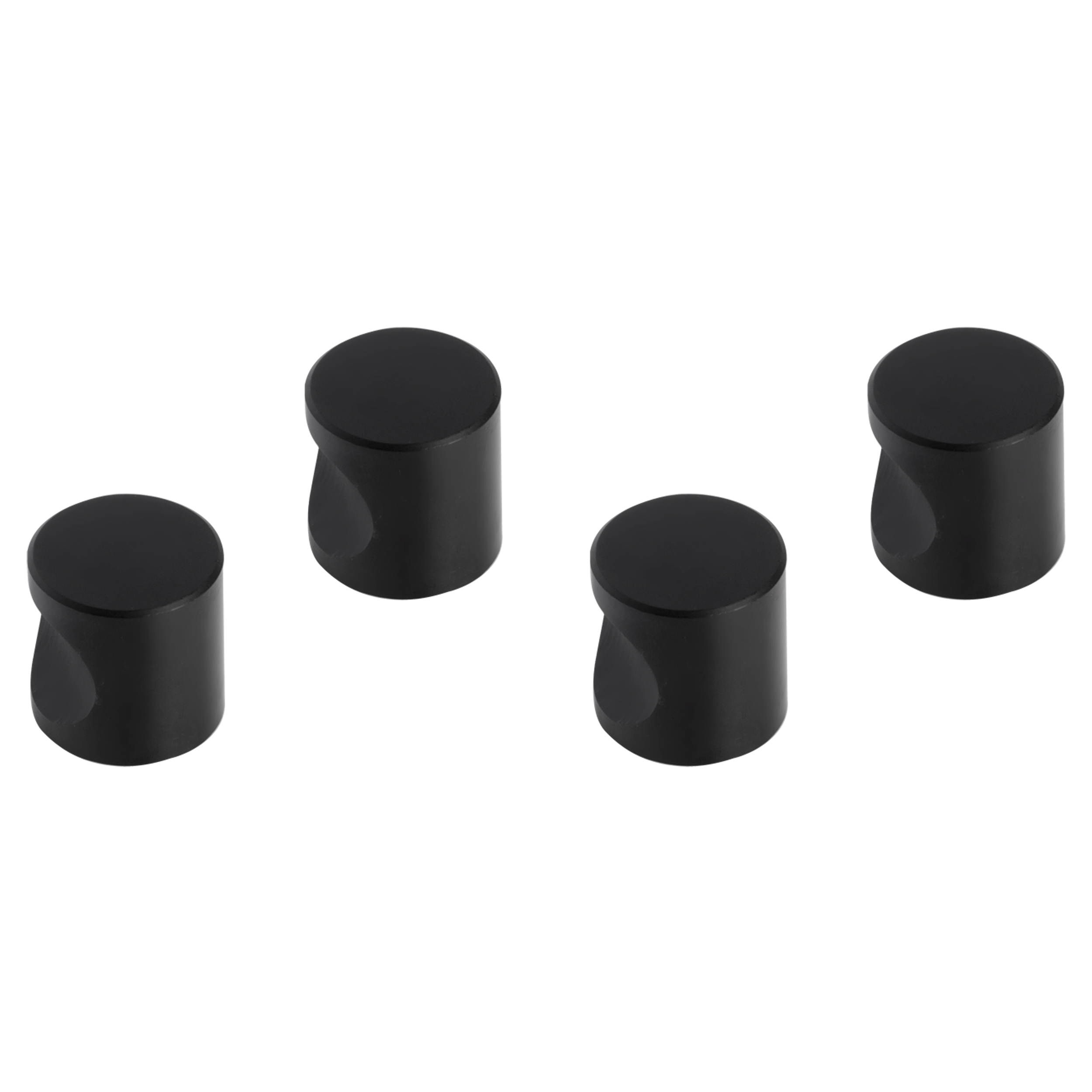 86.048.12 Differnz  knop cilinder mat zwart 25 mm