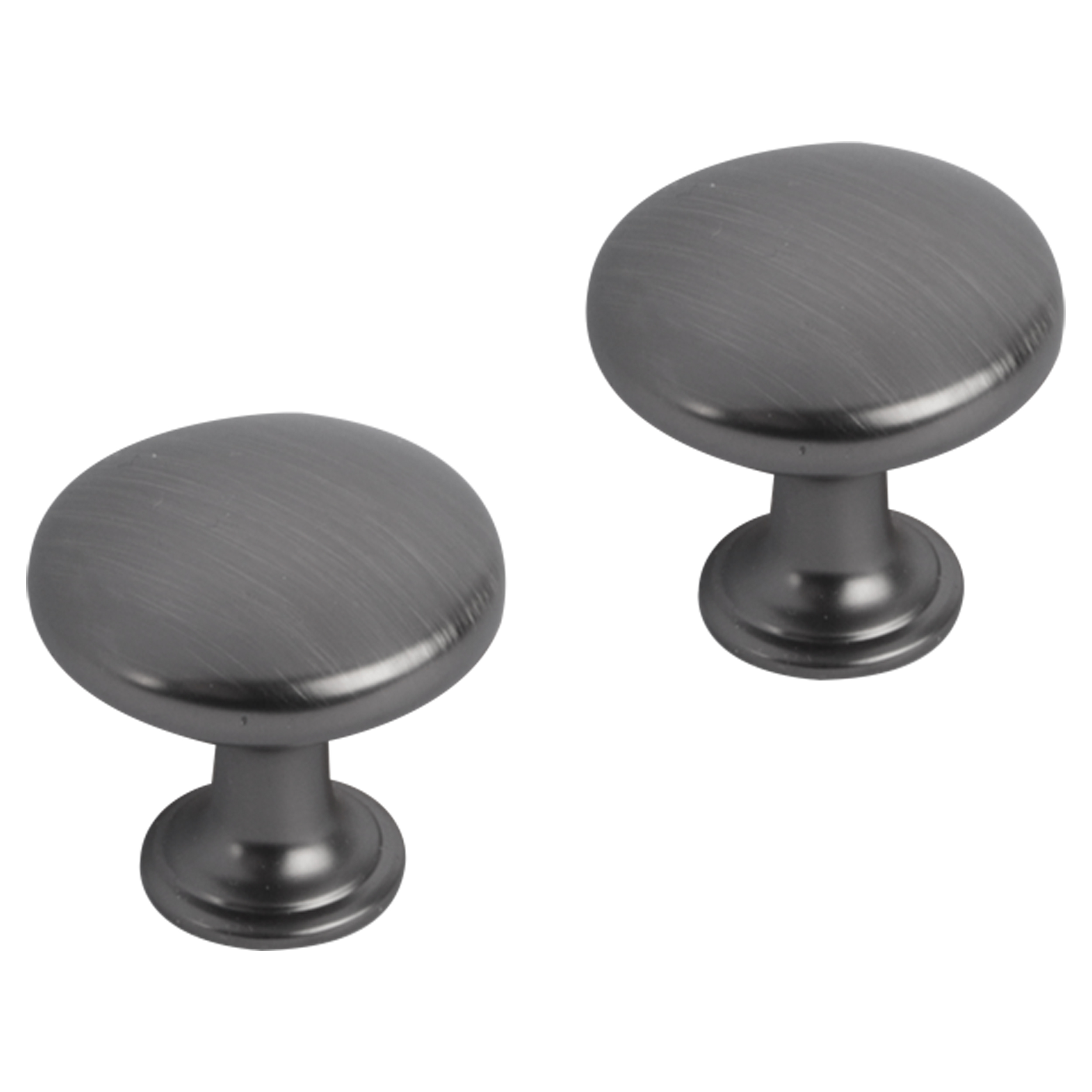 86.048.29 Differnz  knop rond - bol gun metal 30 mm