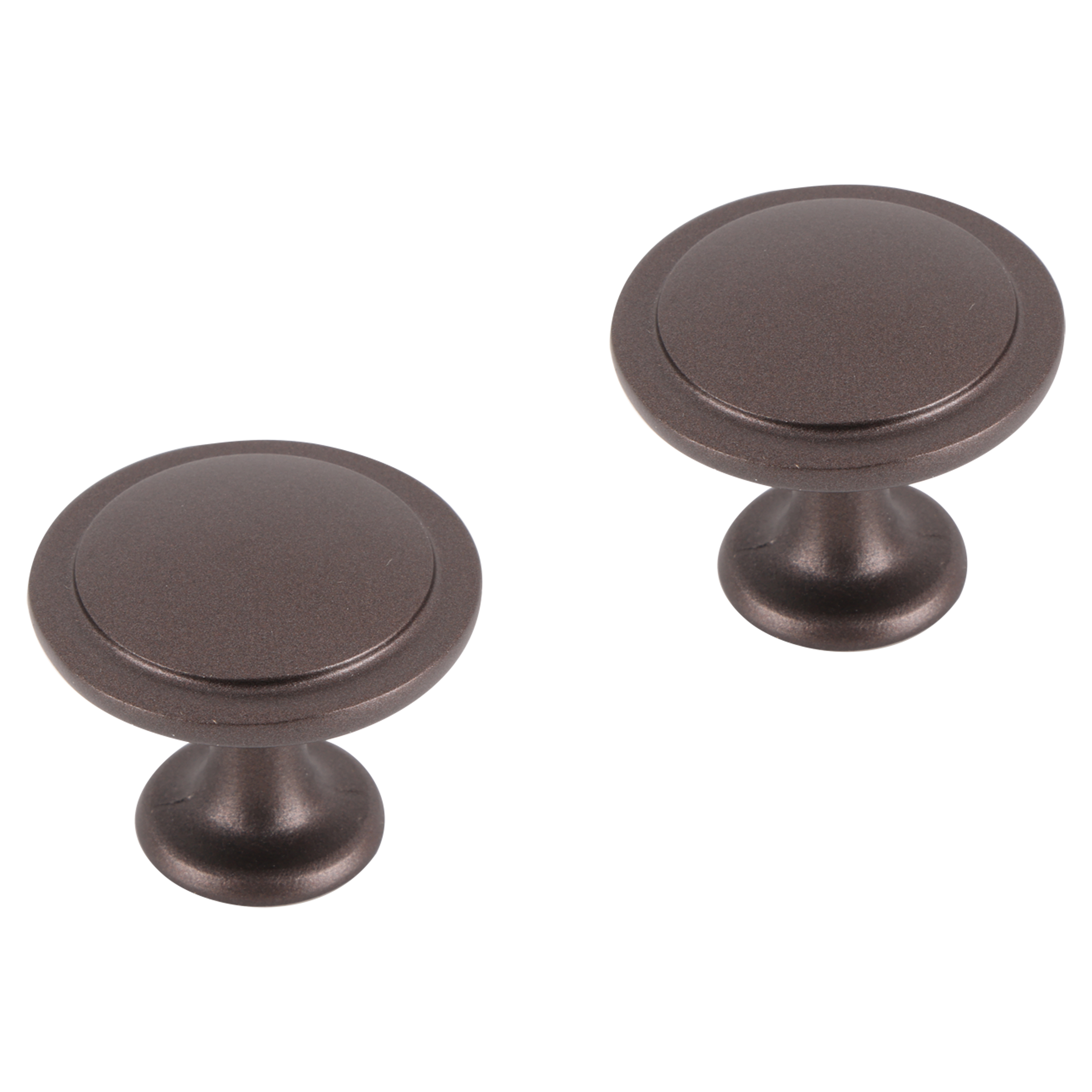 86.048.55 Differnz  knop rond - vlak brons 40 mm