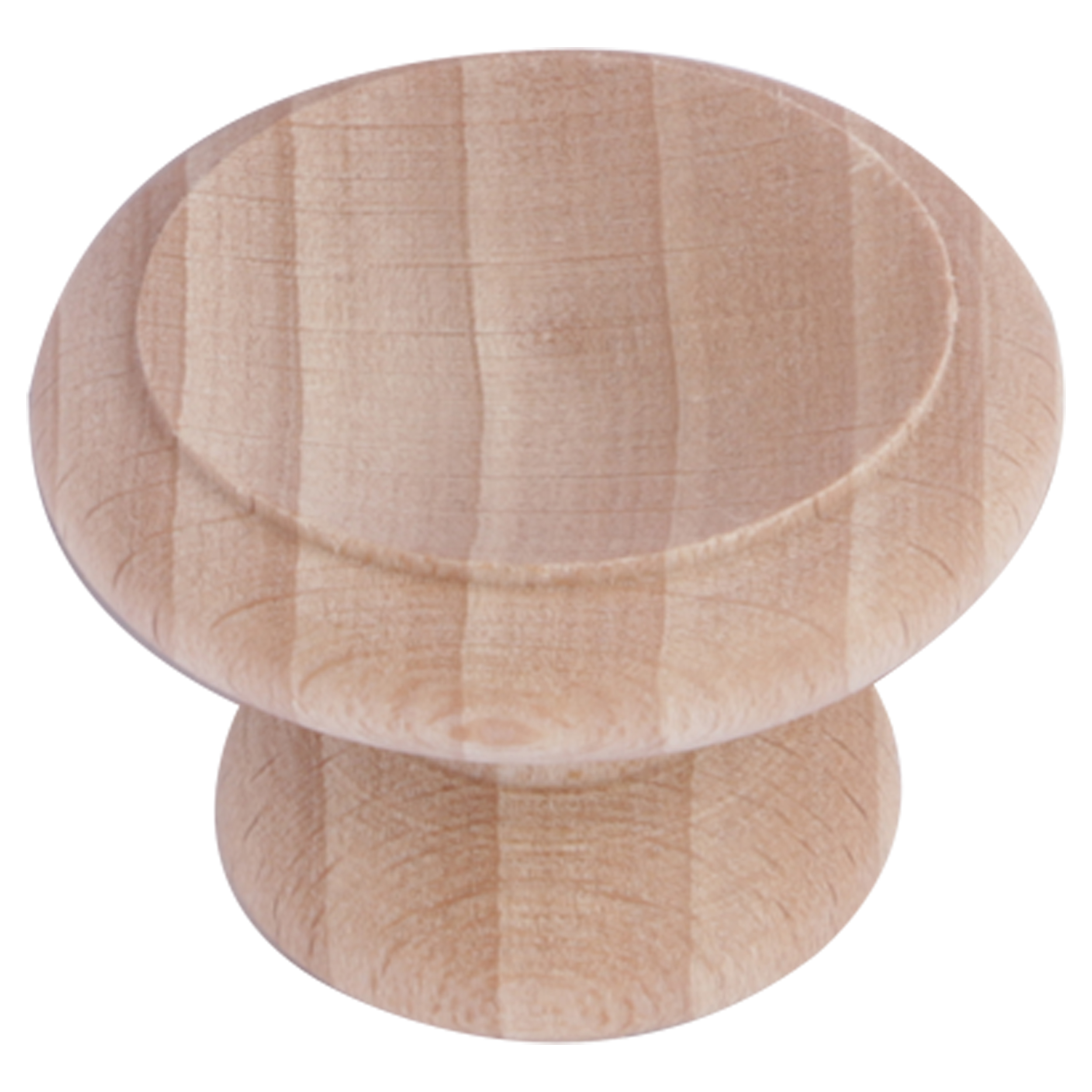 86.048.75 Differnz  knop rond - hol - hout  40 mm