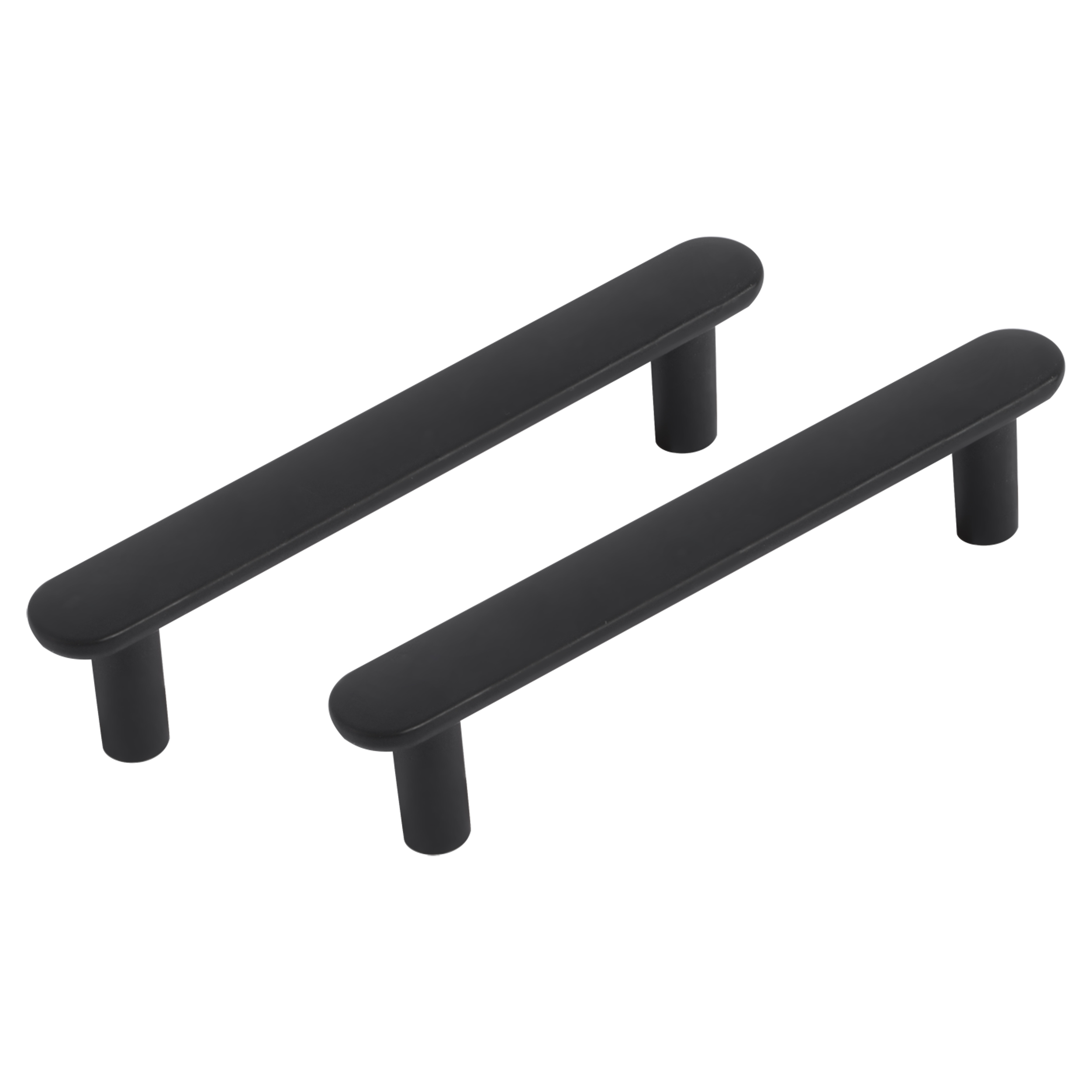 86.052.12 Differnz  meubelgreep plat - 96 mm mat zwart 