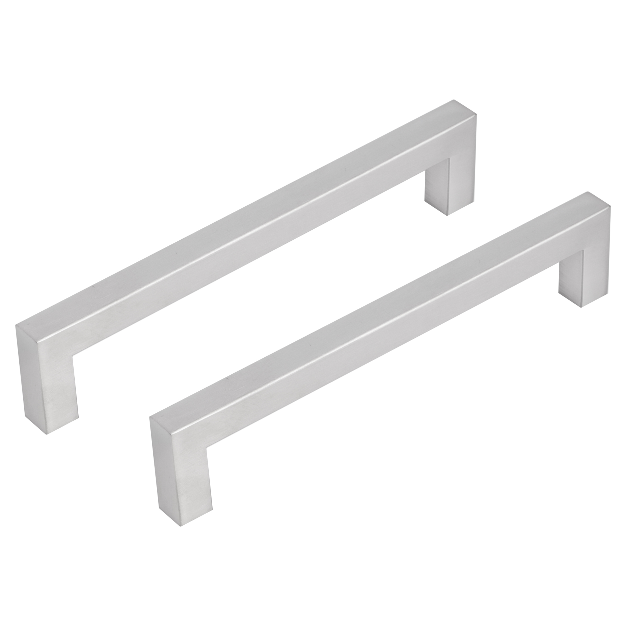 86.058.05 Differnz  meubelgreep vierkant mat chroom 160 mm