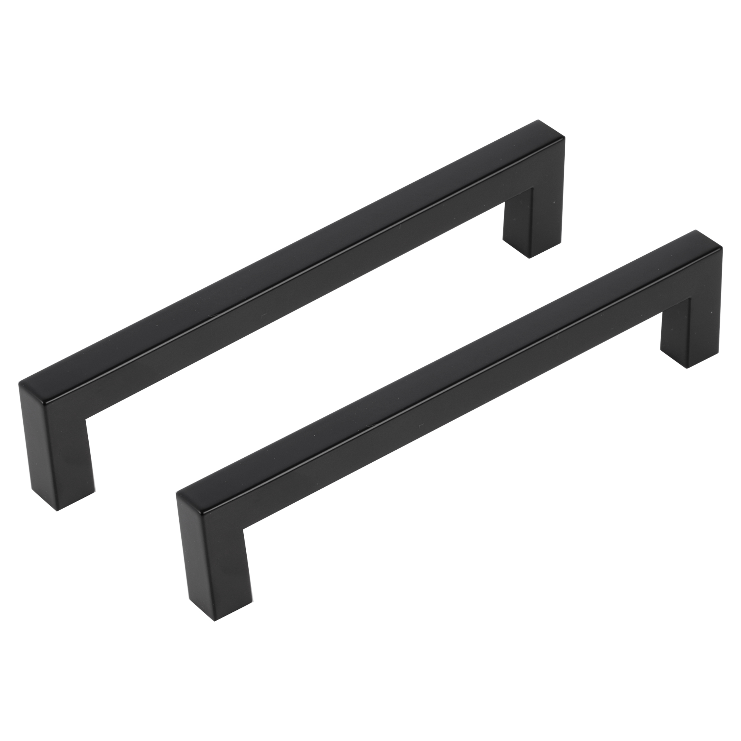 86.058.15 Differnz  meubelgreep vierkant mat zwart 160 mm