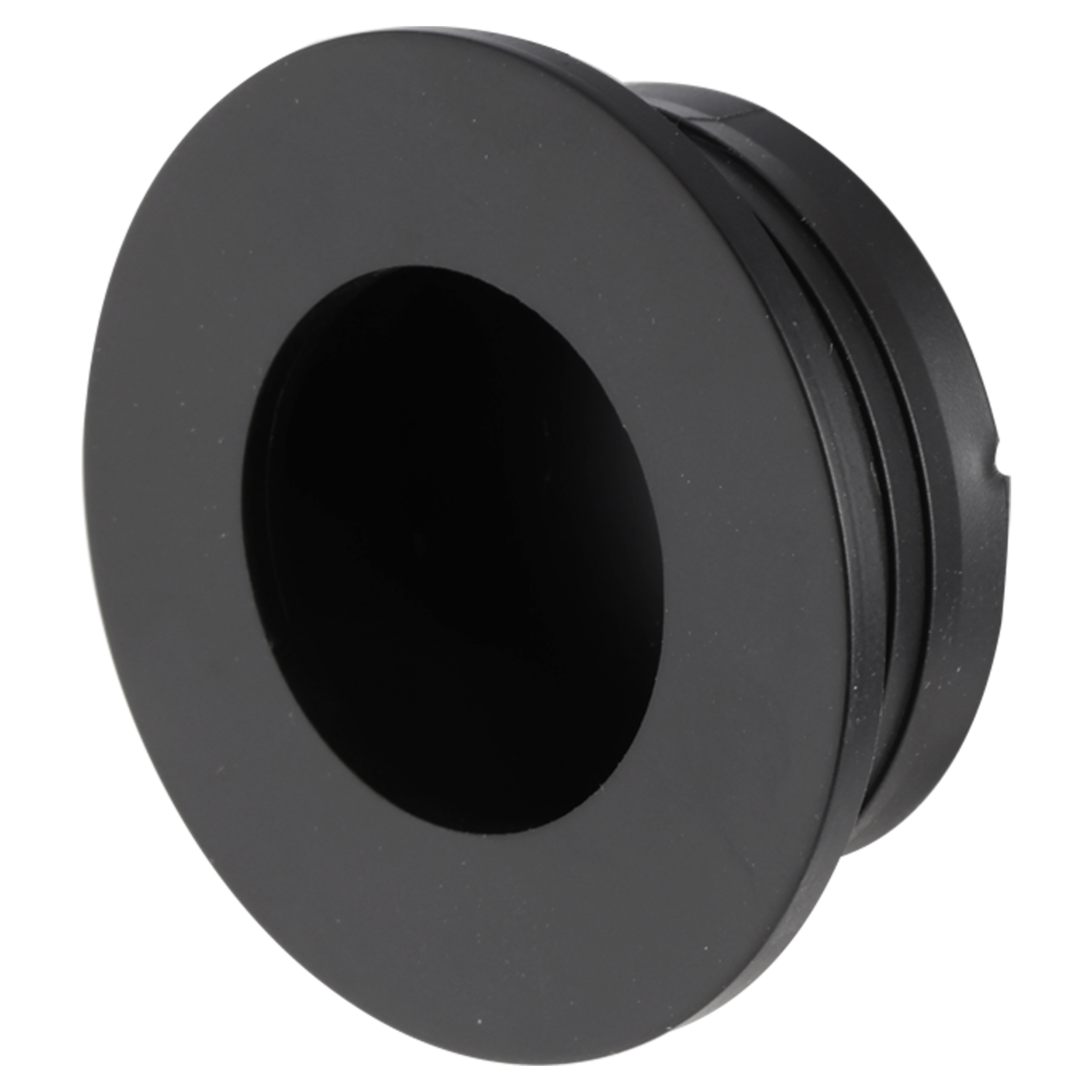 86.058.19 Differnz  meubelgreep kom - rond mat zwart 44 mm
