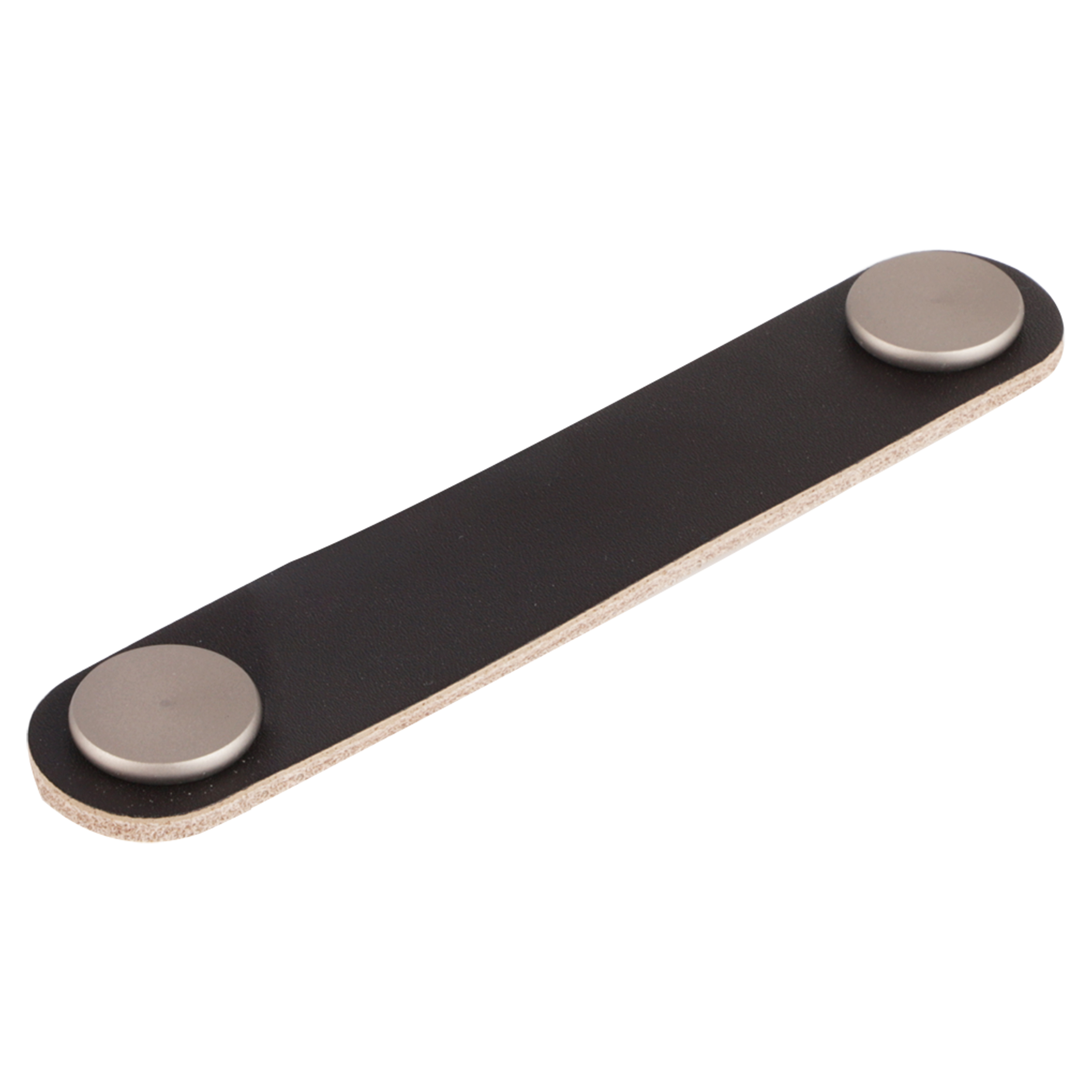 86.058.63 Differnz  meubelgreep 128 mm - leer donkerbruin 