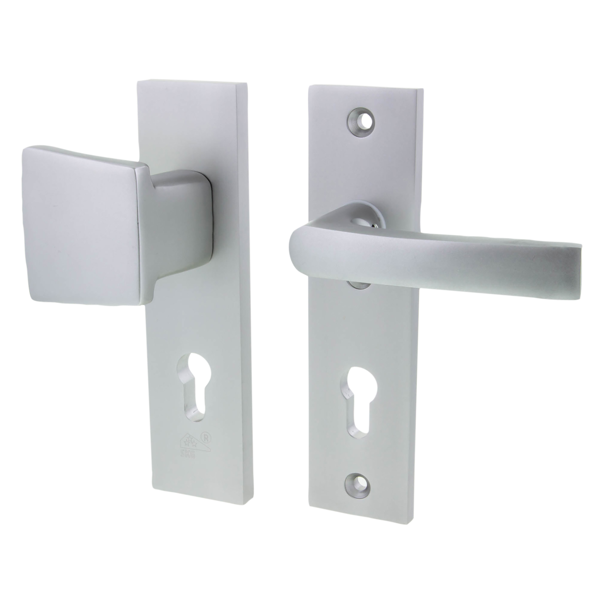 86.101.04 Starx  duwergarnituur duwer-kruk - kortschild - PC72 - SKG*** aluminium F1 