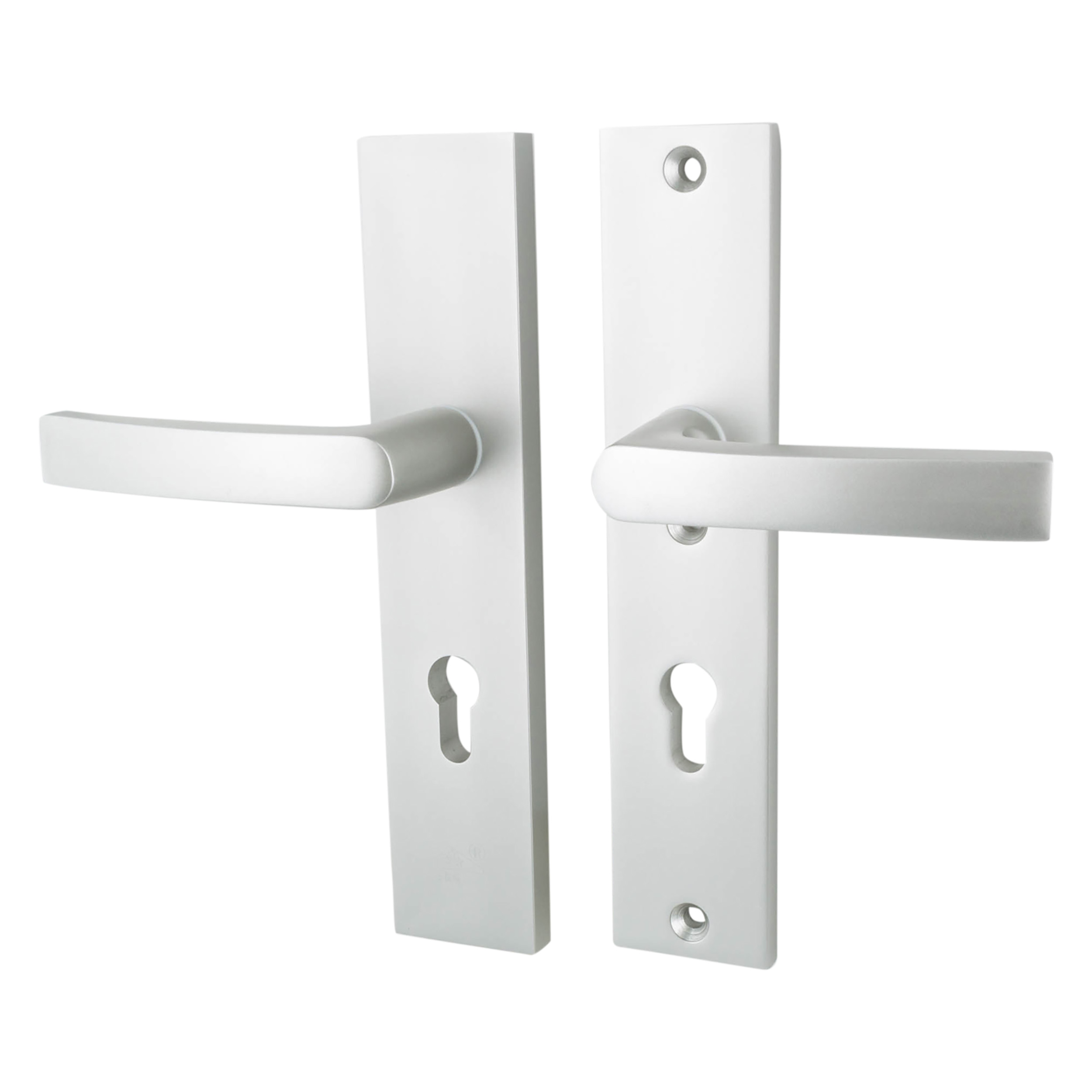 86.101.10 Starx  krukgarnituur kruk-kruk - langschild - PC72 - SKG*** aluminium F1 