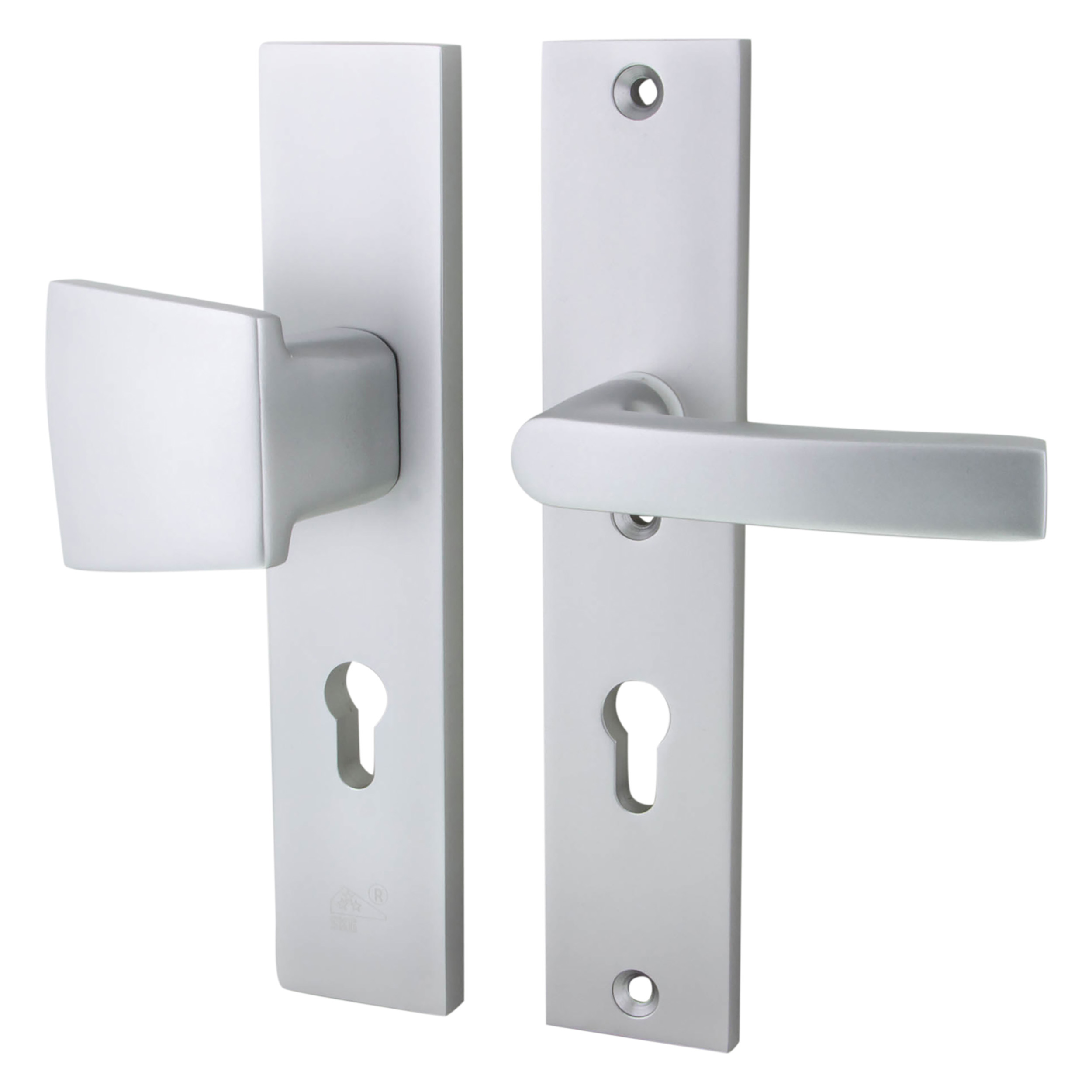 86.101.12 Starx  duwergarnituur duwer-kruk - langschild - PC72 - SKG*** aluminium F1 