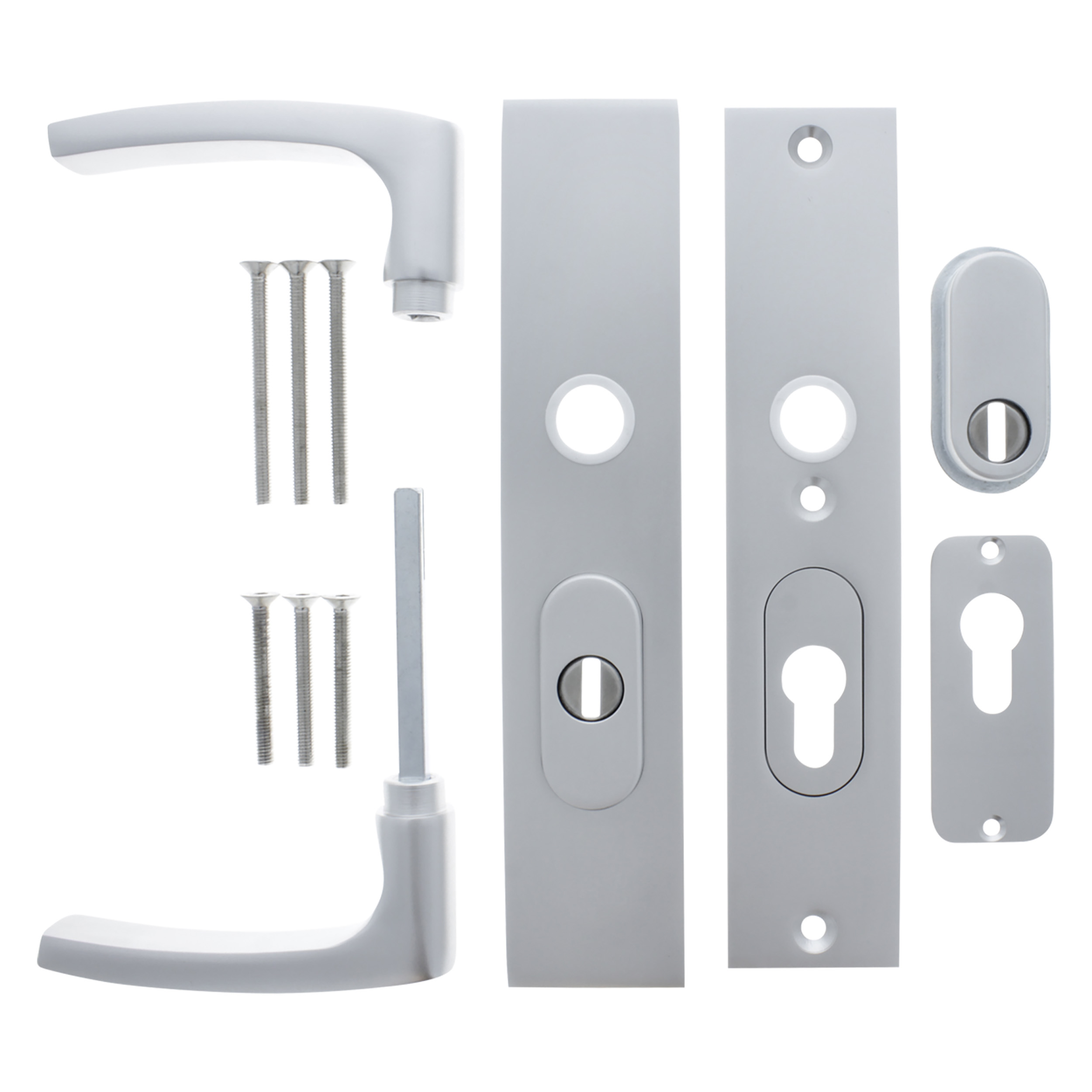86.101.41 Starx  duwergarnituur kruk-kruk - langschild - PC55/72 - SKG*** aluminium F1 