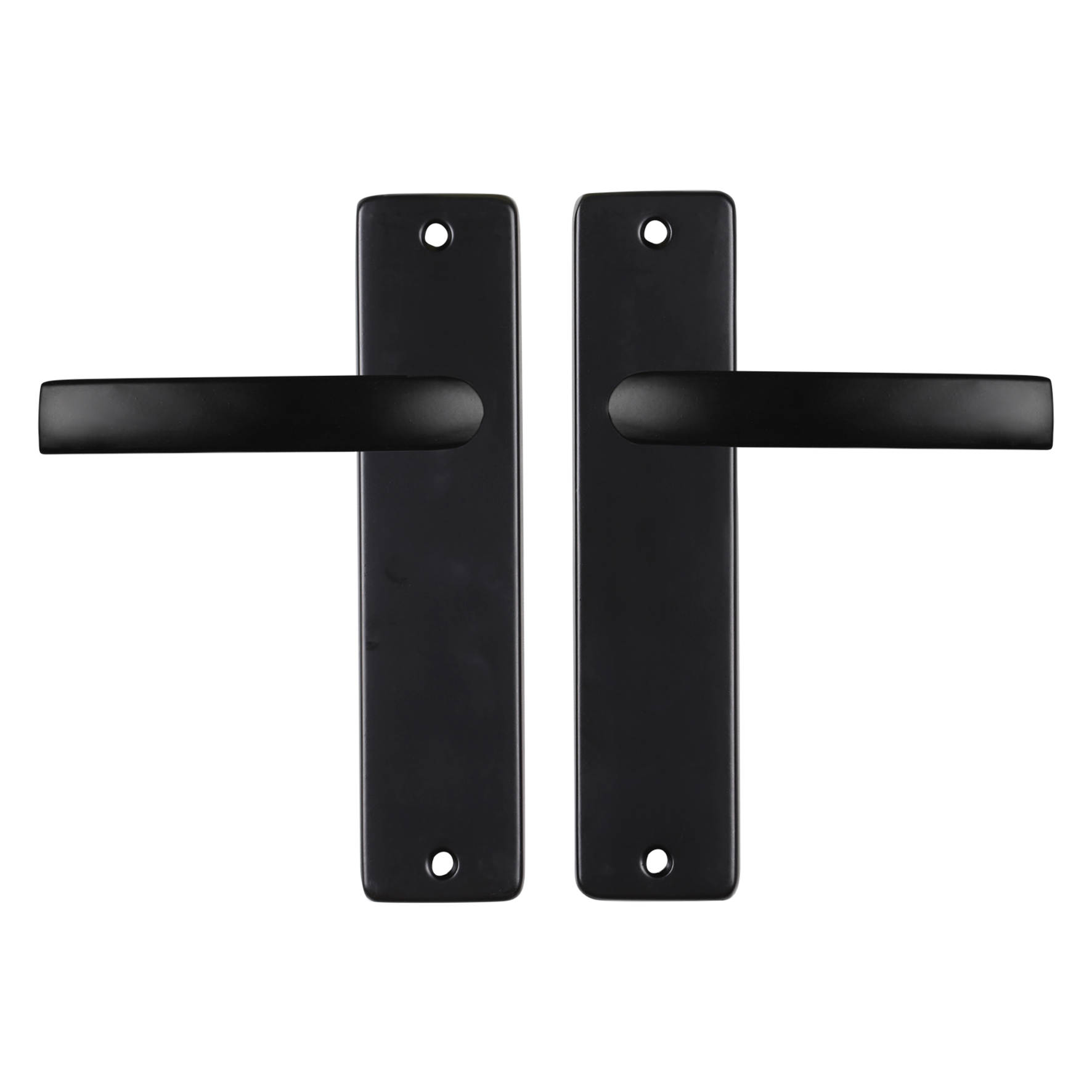 86.200.32 Starx  deurkruk  blok - kortschild - blind zwart 180 x 41 mm