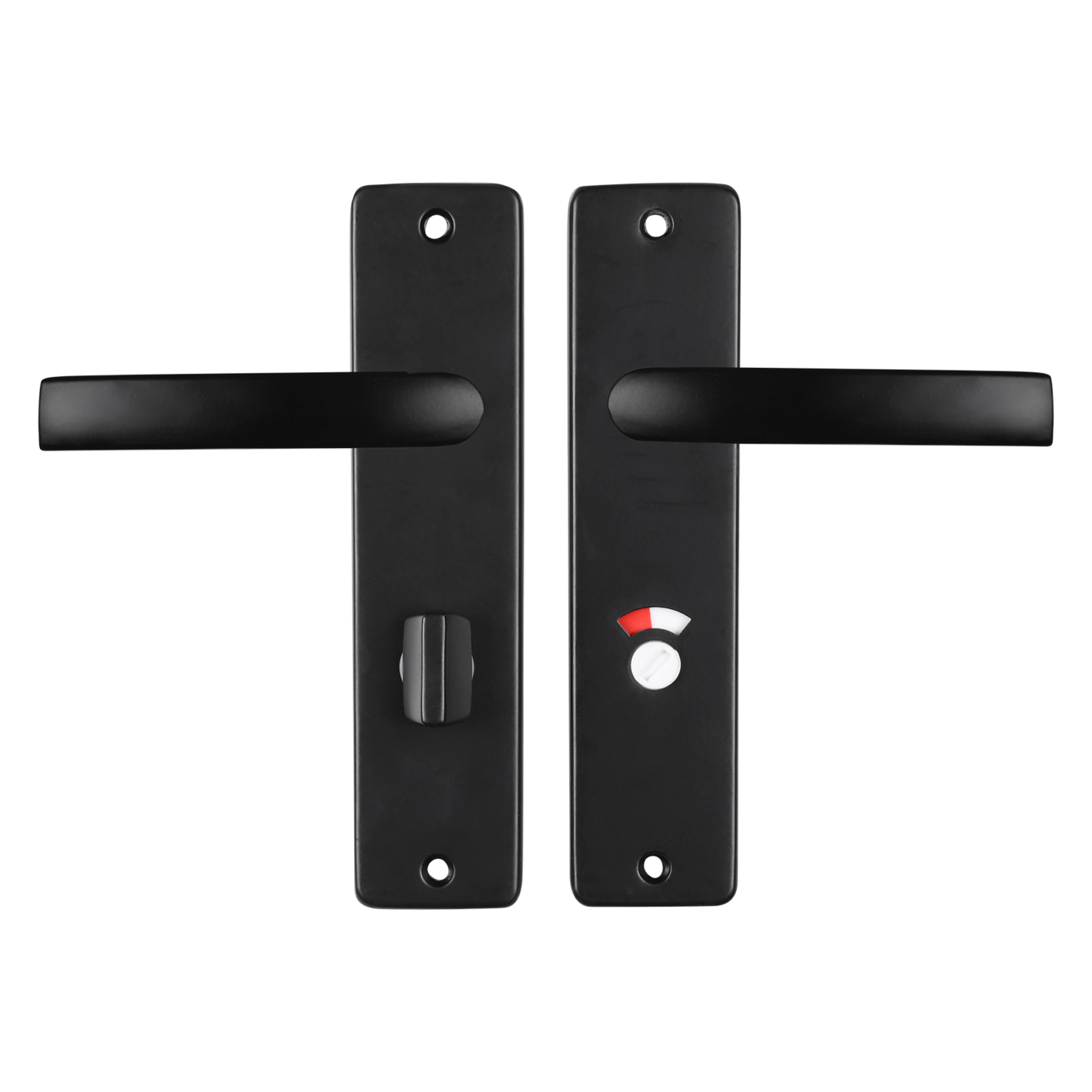 86.200.36 Starx  deurkruk blok - kortschild - WC63-8 zwart 180 x 41 mm