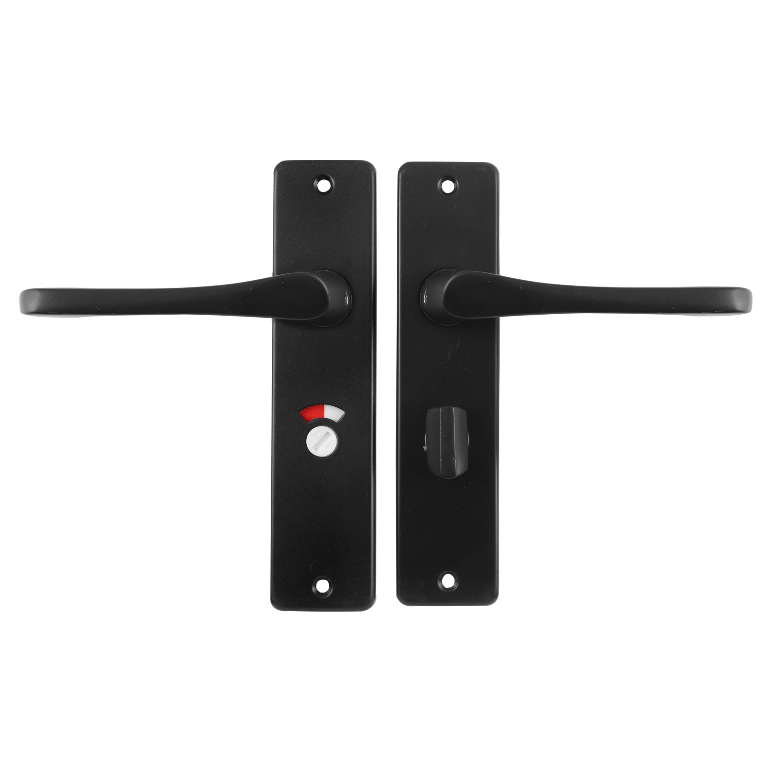 86.200.45 Starx  deurkruk vlinder - kortschild - WC57-5 zwart 180 x 41 mm