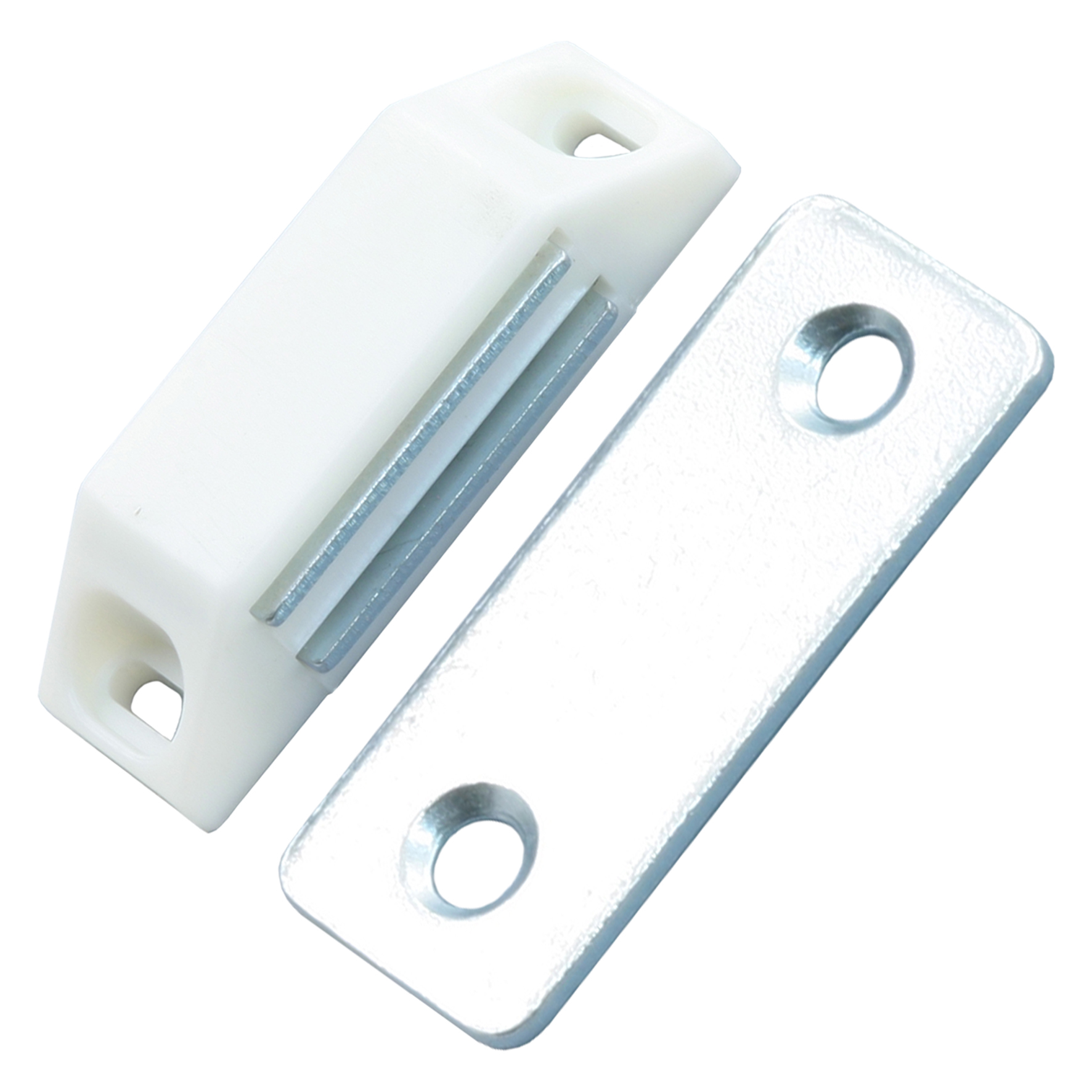 87.600.98 Starx  magneetslot 6 kg - kunststof kast wit 59 mm