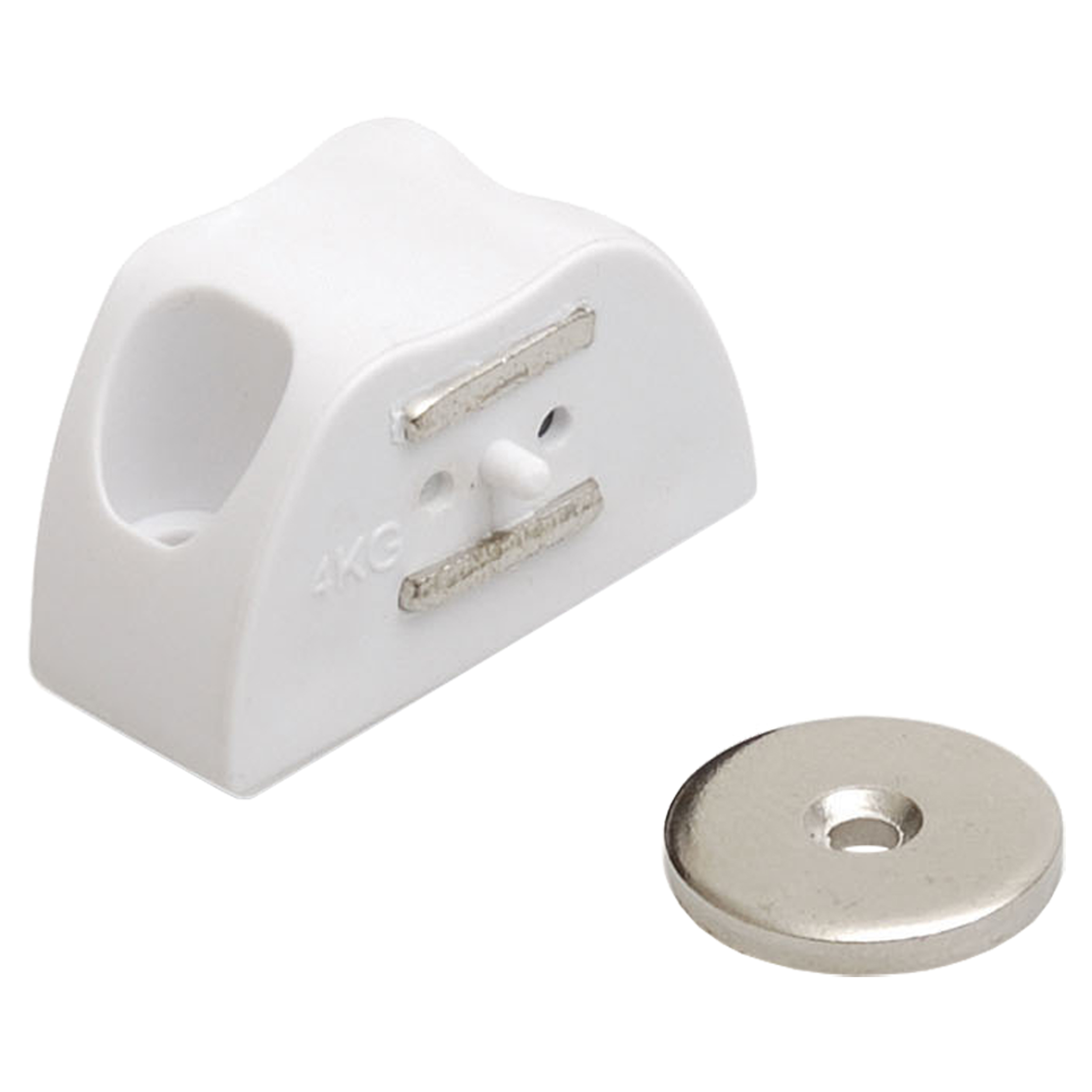 87.600.99 Starx  magneetslot hoek - trekkracht 4 kg wit 30 mm