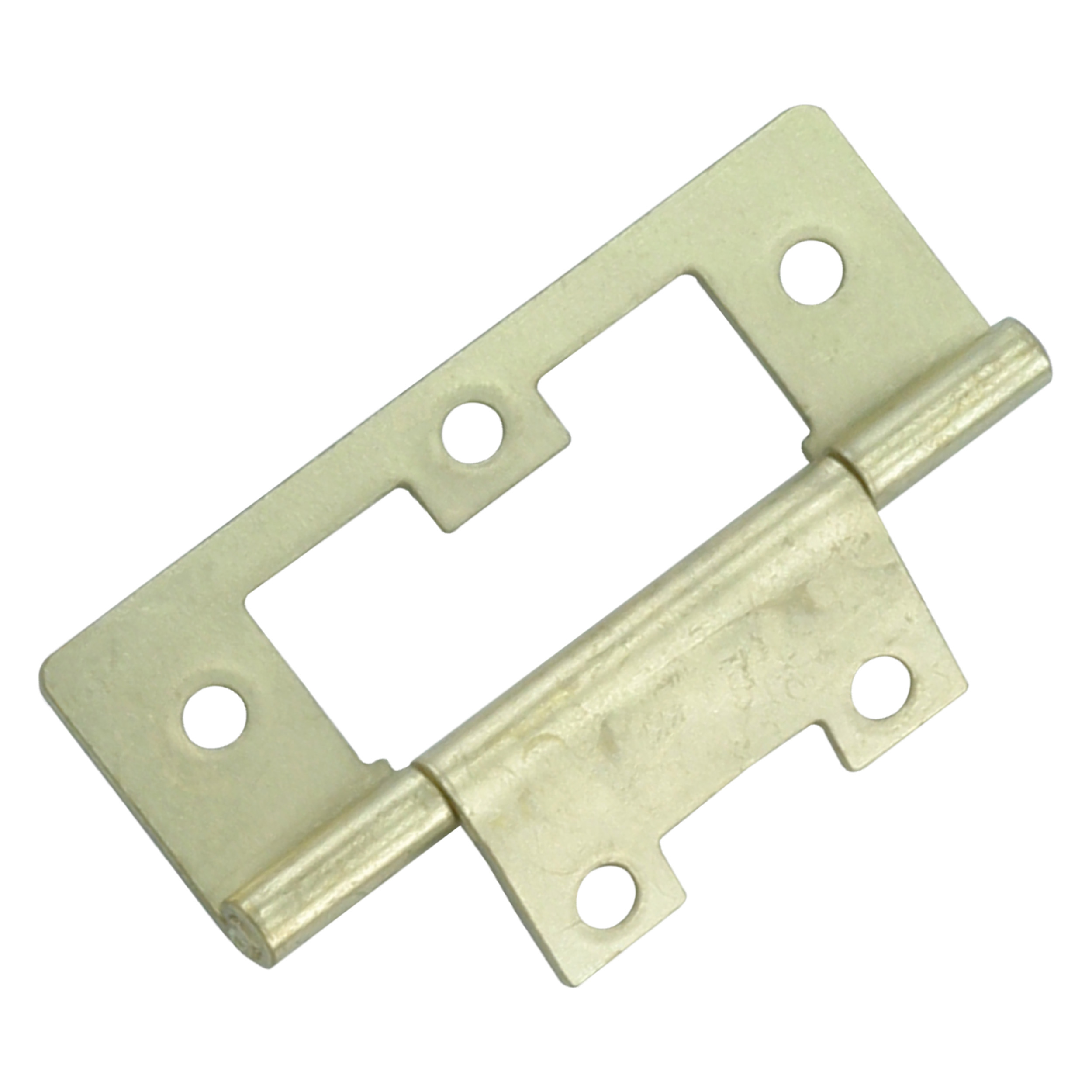 87.601.50 Starx  louvredeurscharnier recht model - met vaste pen - chroom  65 x 25 mm