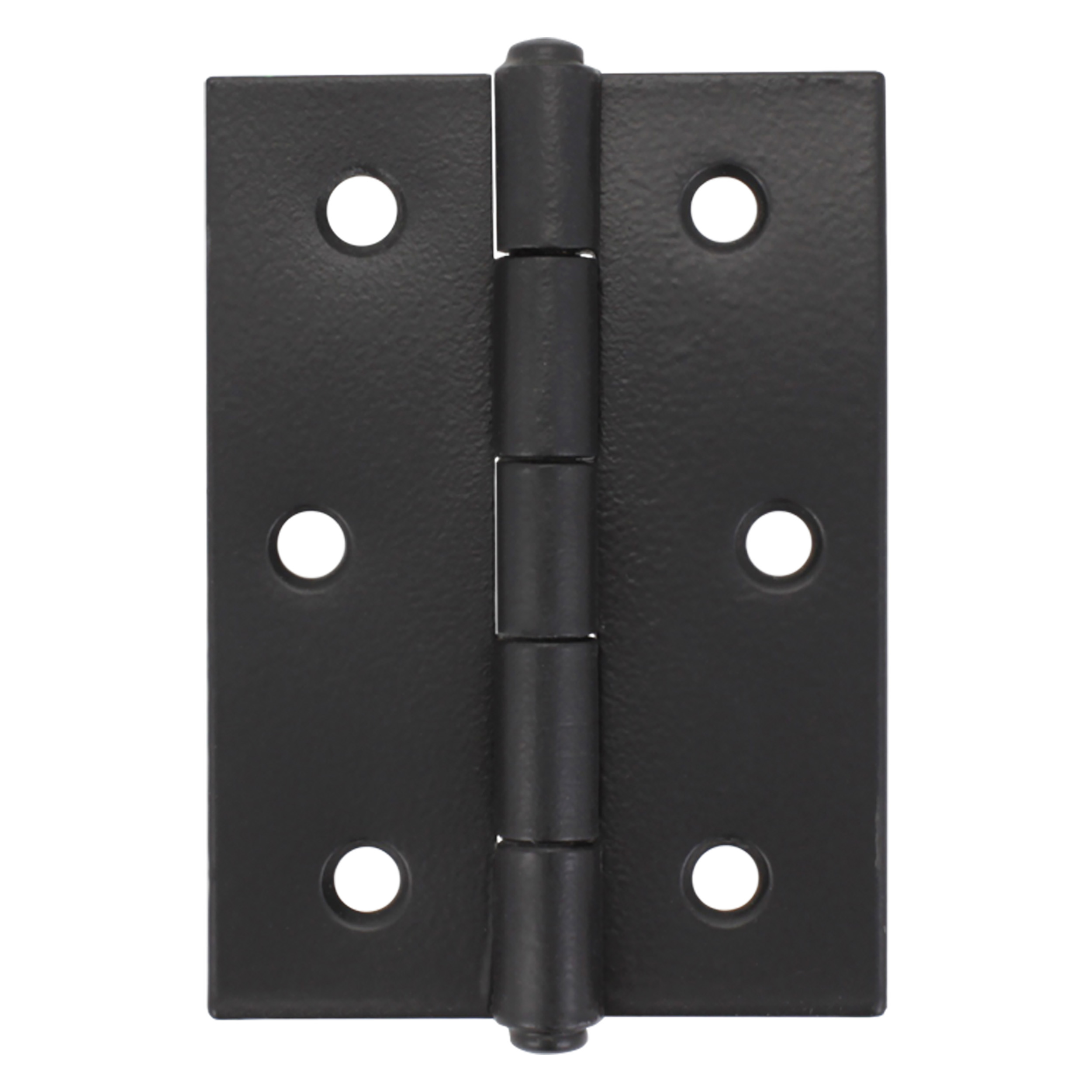 87.602.14 Starx  scharnier smal model - met vaste pen zwart 75 x 49 mm