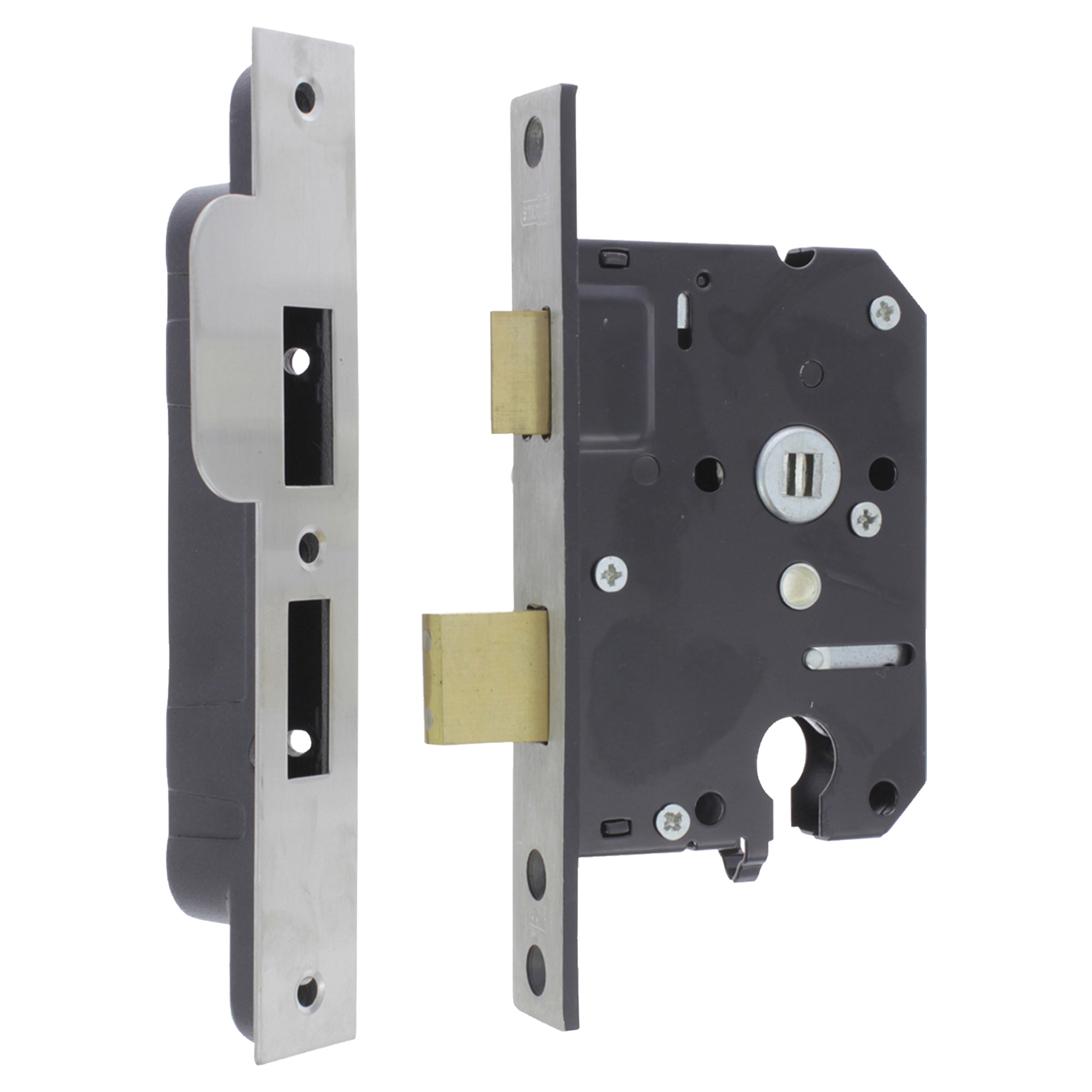 87.603.31 Starx  cilinderslot rechthoekig - rechts en links - PC55 - SKG**  174 x 25 mm